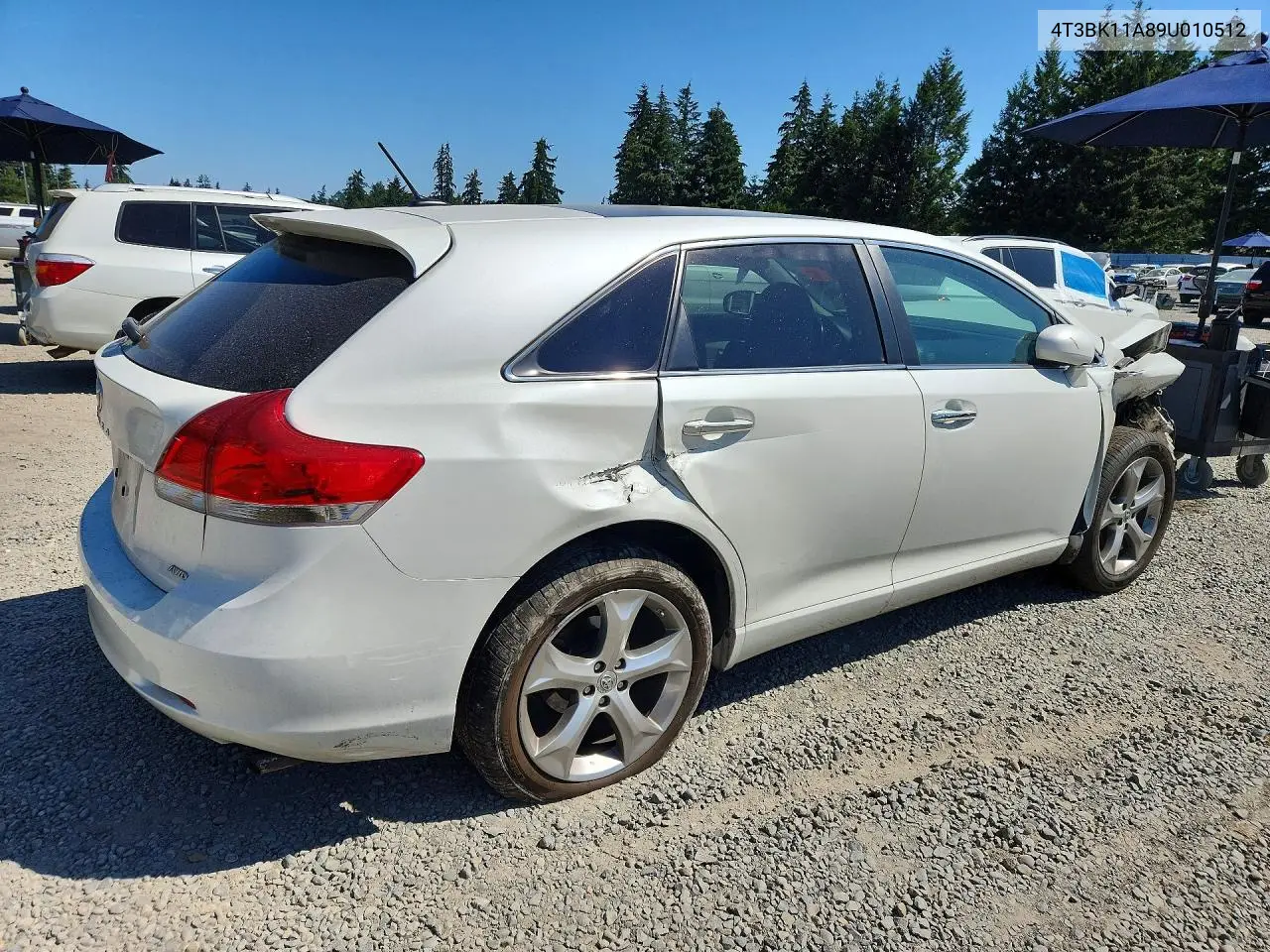2009 Toyota Venza Awd V6 VIN: 4T3BK11A89U010512 Lot: 60006756