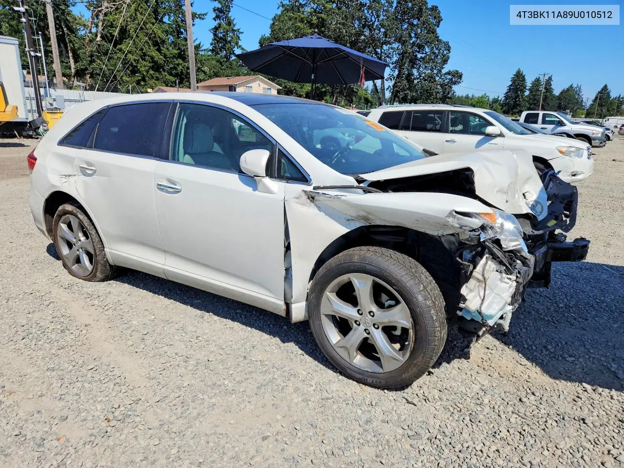 2009 Toyota Venza Awd V6 VIN: 4T3BK11A89U010512 Lot: 60006756