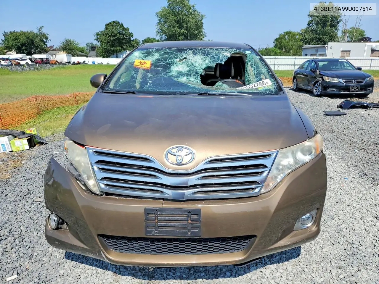 2009 Toyota Venza Awd 4Cyl VIN: 4T3BE11A99U007514 Lot: 61552266