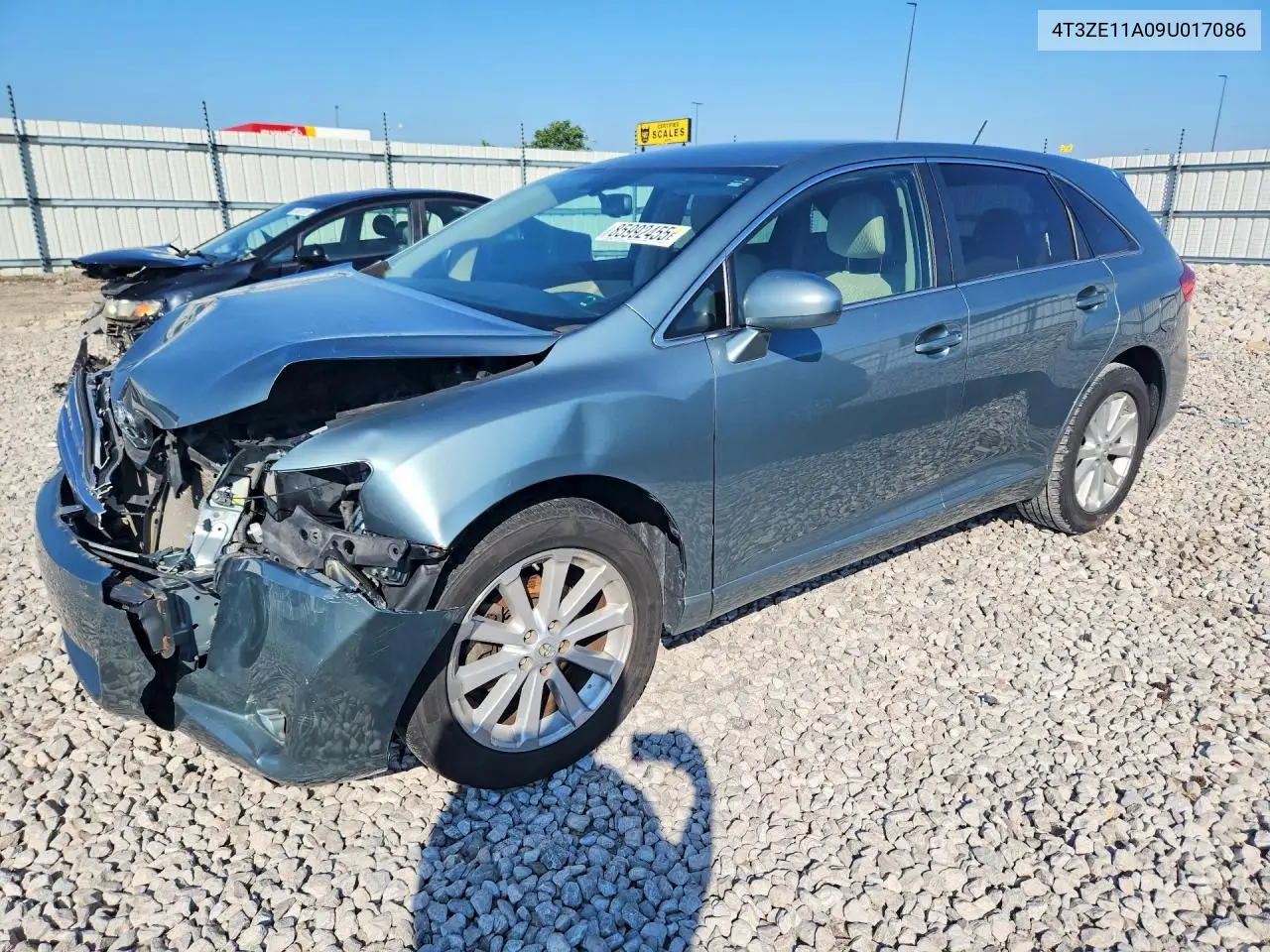 2009 Toyota Venza Fwd 4Cyl VIN: 4T3ZE11A09U017086 Lot: 85992455