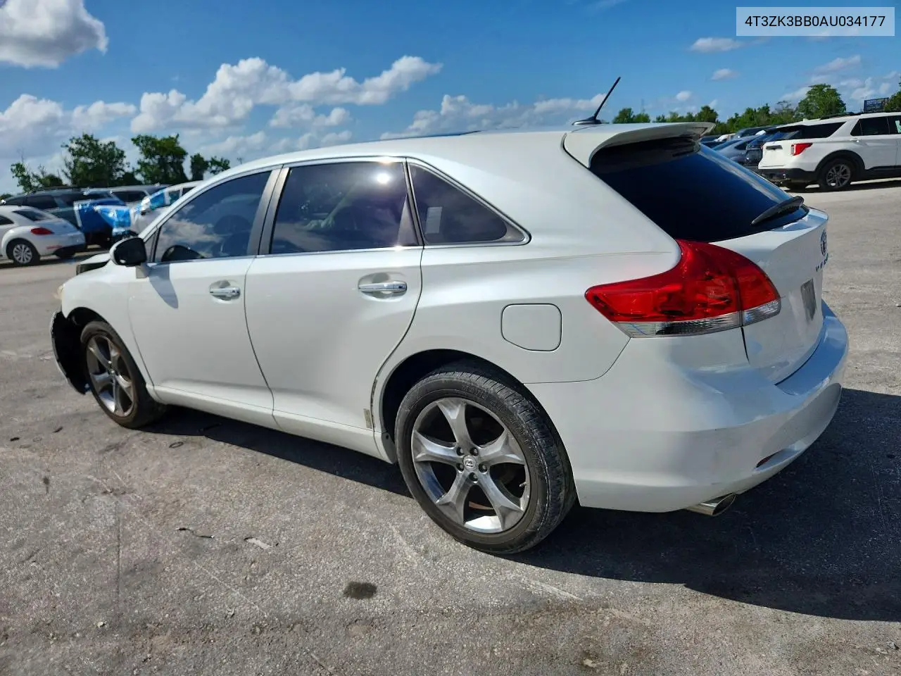 2010 Toyota Venza Fwd V6 VIN: 4T3ZK3BB0AU034177 Lot: 59265106
