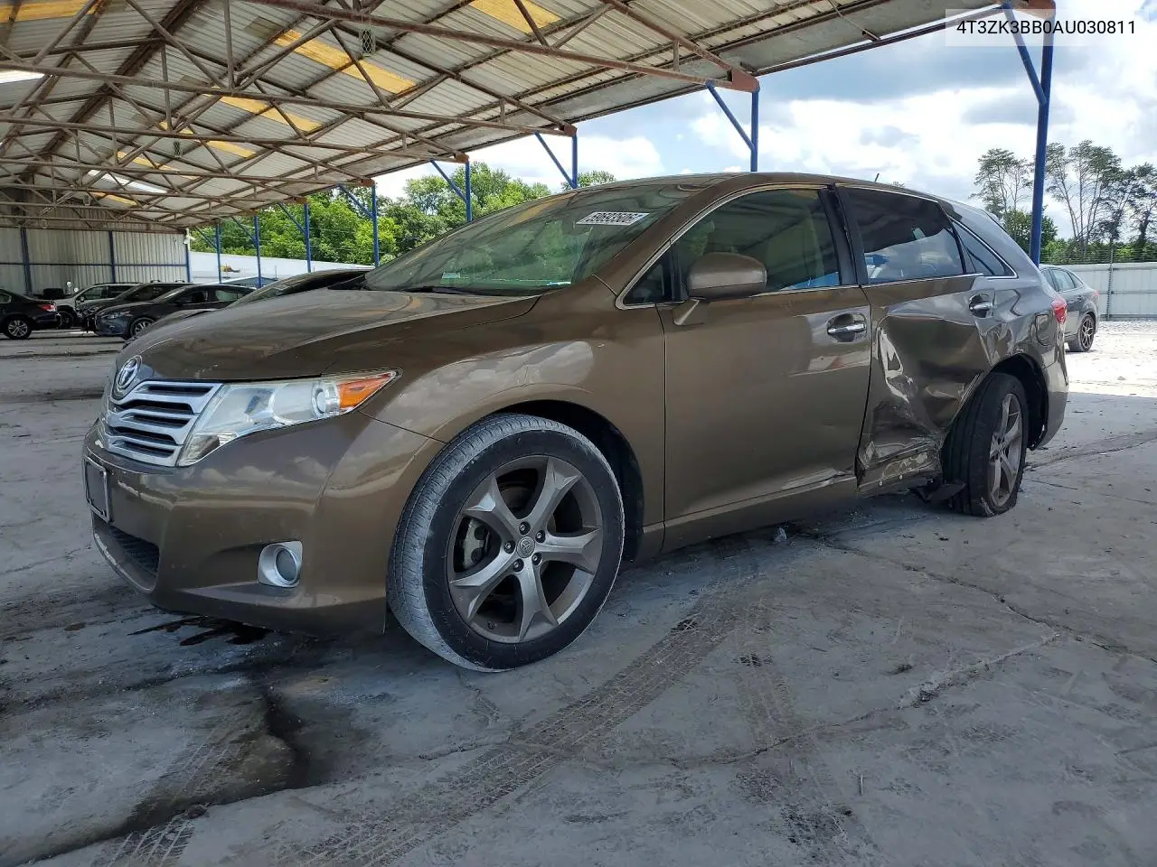 2010 Toyota Venza Fwd V6 VIN: 4T3ZK3BB0AU030811 Lot: 59693506
