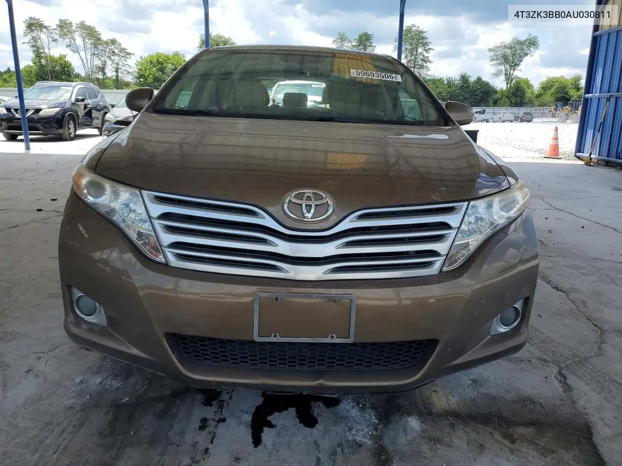2010 Toyota Venza Fwd V6 VIN: 4T3ZK3BB0AU030811 Lot: 59693506