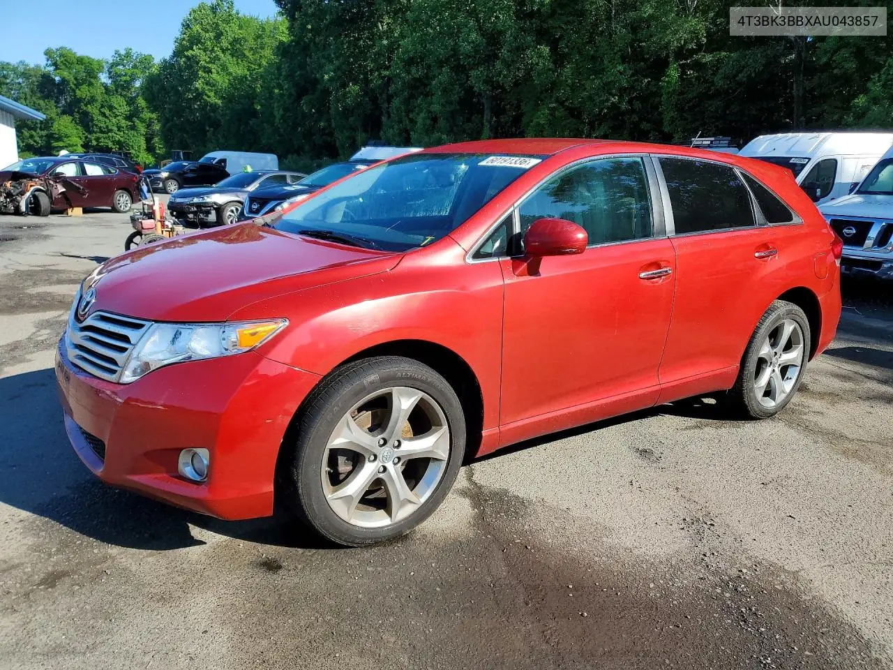2010 Toyota Venza Awd V6 VIN: 4T3BK3BBXAU043857 Lot: 60191336