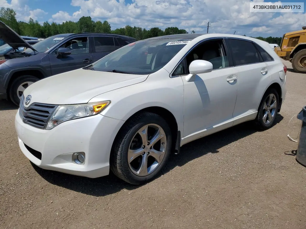 2010 Toyota Venza Awd V6 VIN: 4T3BK3BB1AU031712 Lot: 60245796