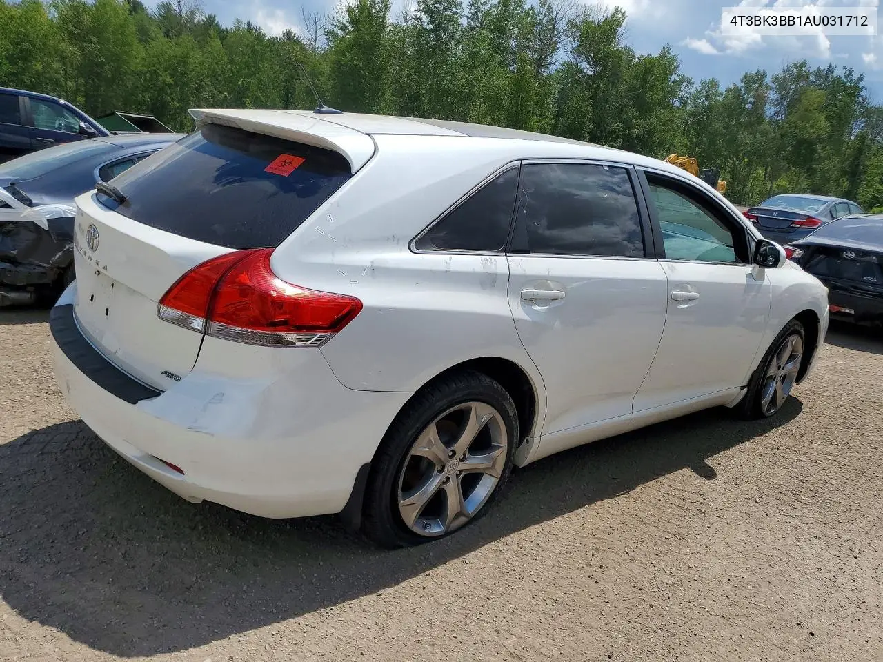 2010 Toyota Venza Awd V6 VIN: 4T3BK3BB1AU031712 Lot: 60245796