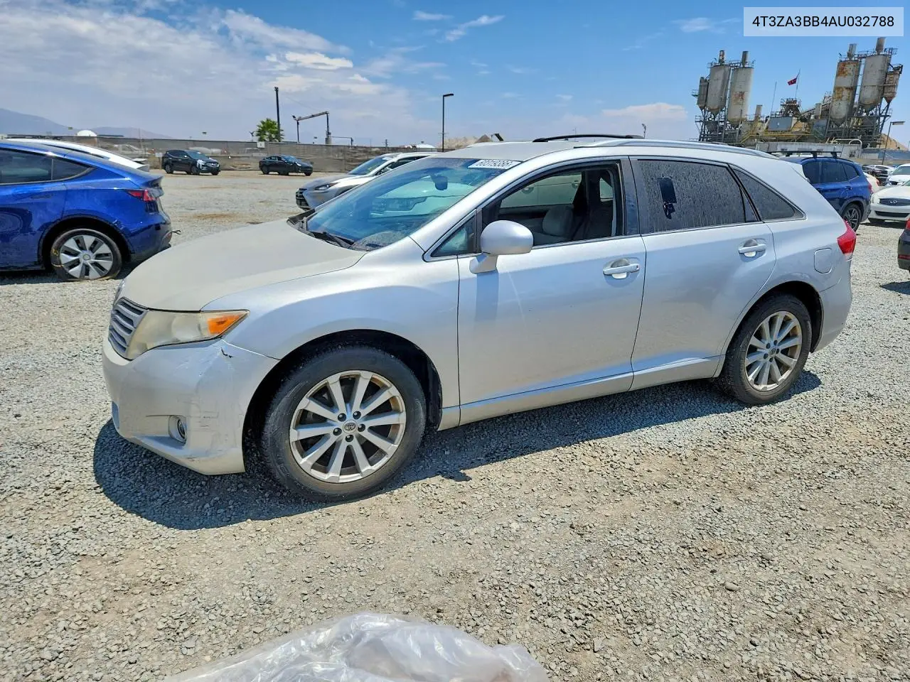 2010 Toyota Venza Fwd 4Cyl VIN: 4T3ZA3BB4AU032788 Lot: 60319386