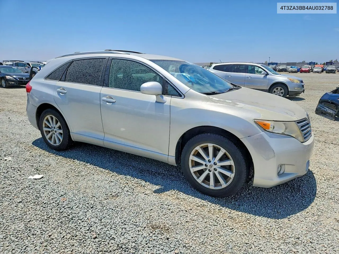 2010 Toyota Venza Fwd 4Cyl VIN: 4T3ZA3BB4AU032788 Lot: 60319386
