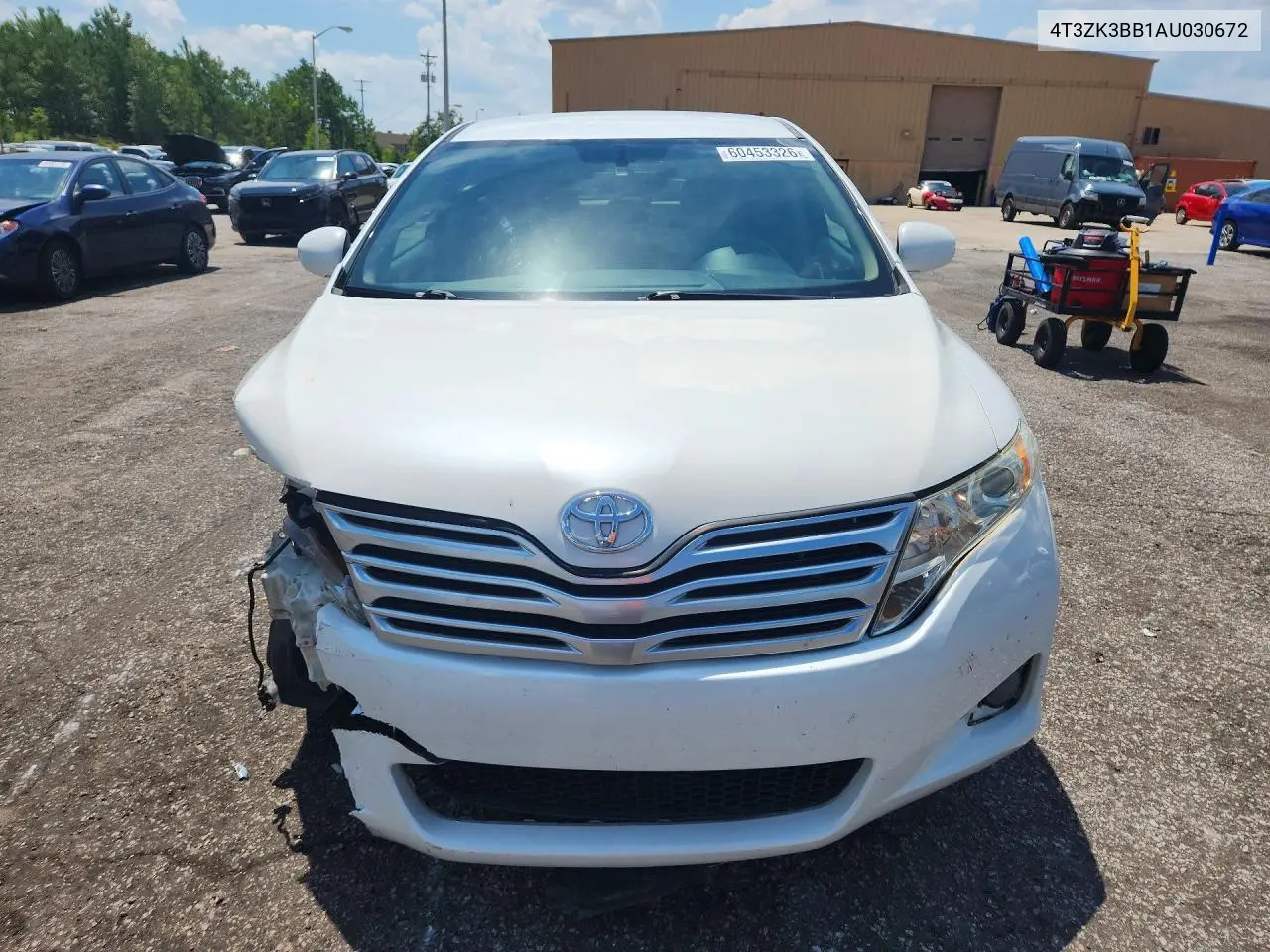 2010 Toyota Venza Fwd V6 VIN: 4T3ZK3BB1AU030672 Lot: 60453326