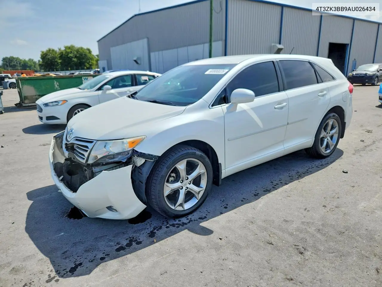2010 Toyota Venza Fwd V6 VIN: 4T3ZK3BB9AU026434 Lot: 60800026