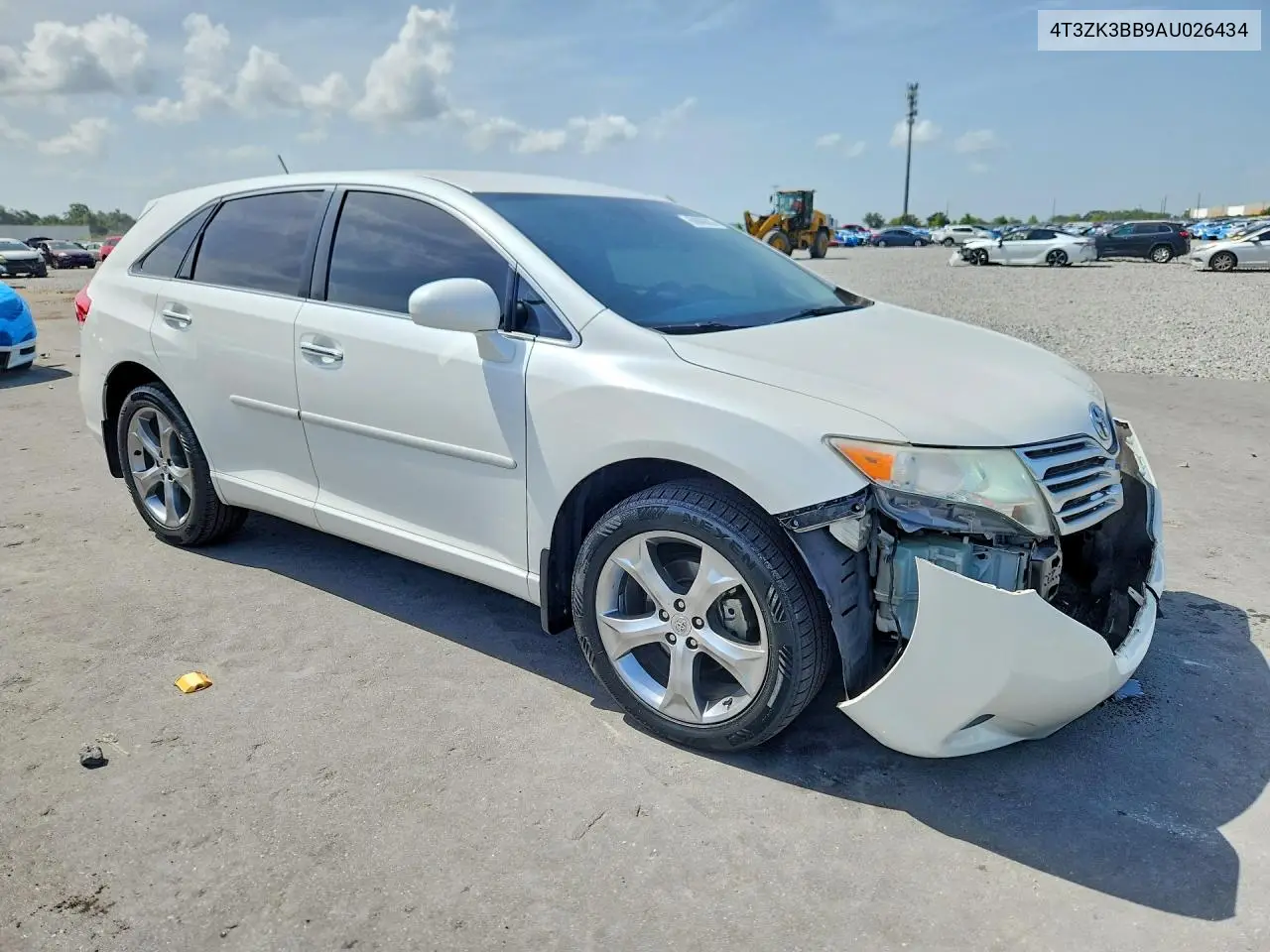 2010 Toyota Venza Fwd V6 VIN: 4T3ZK3BB9AU026434 Lot: 60800026
