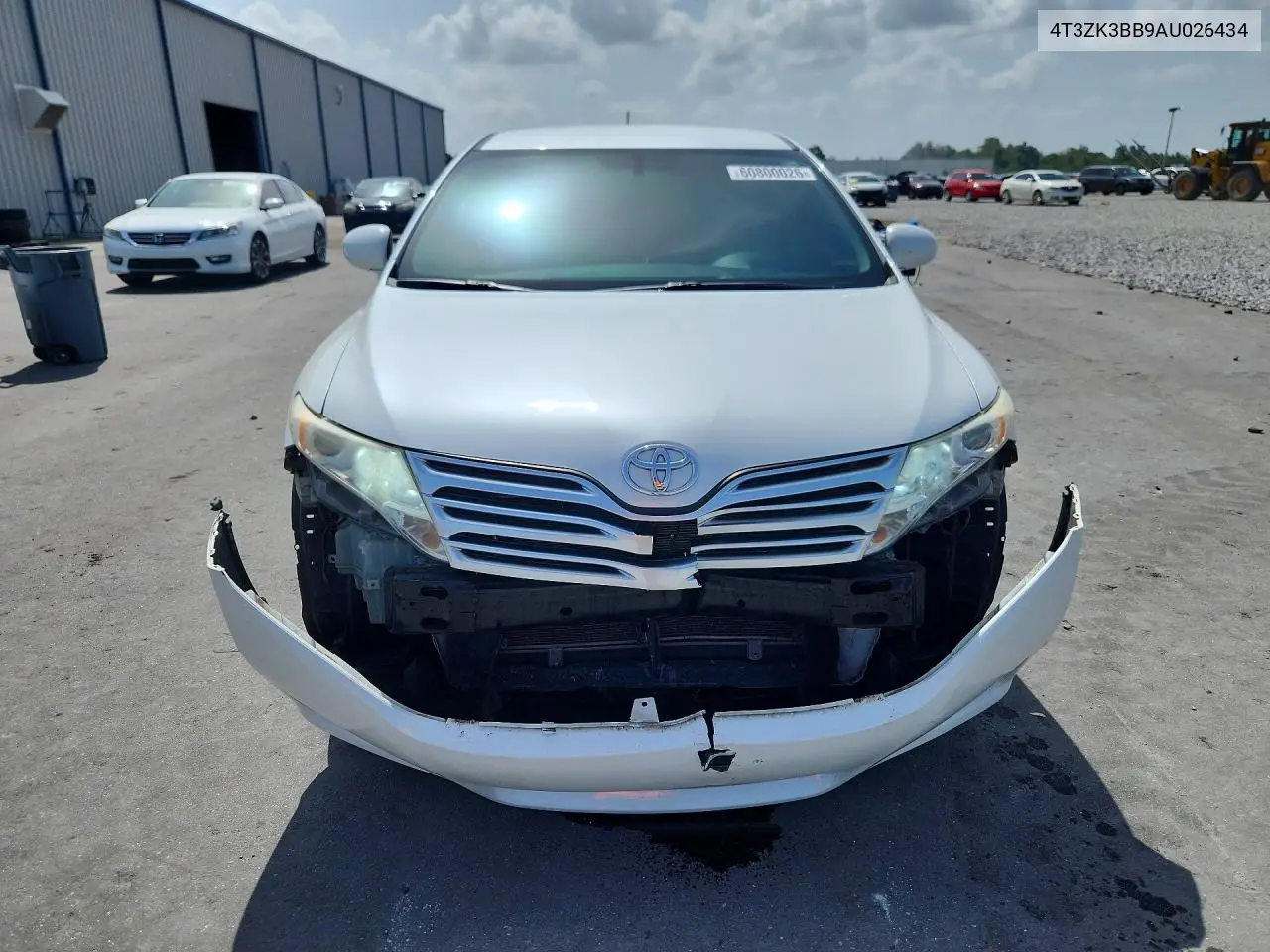 2010 Toyota Venza Fwd V6 VIN: 4T3ZK3BB9AU026434 Lot: 60800026