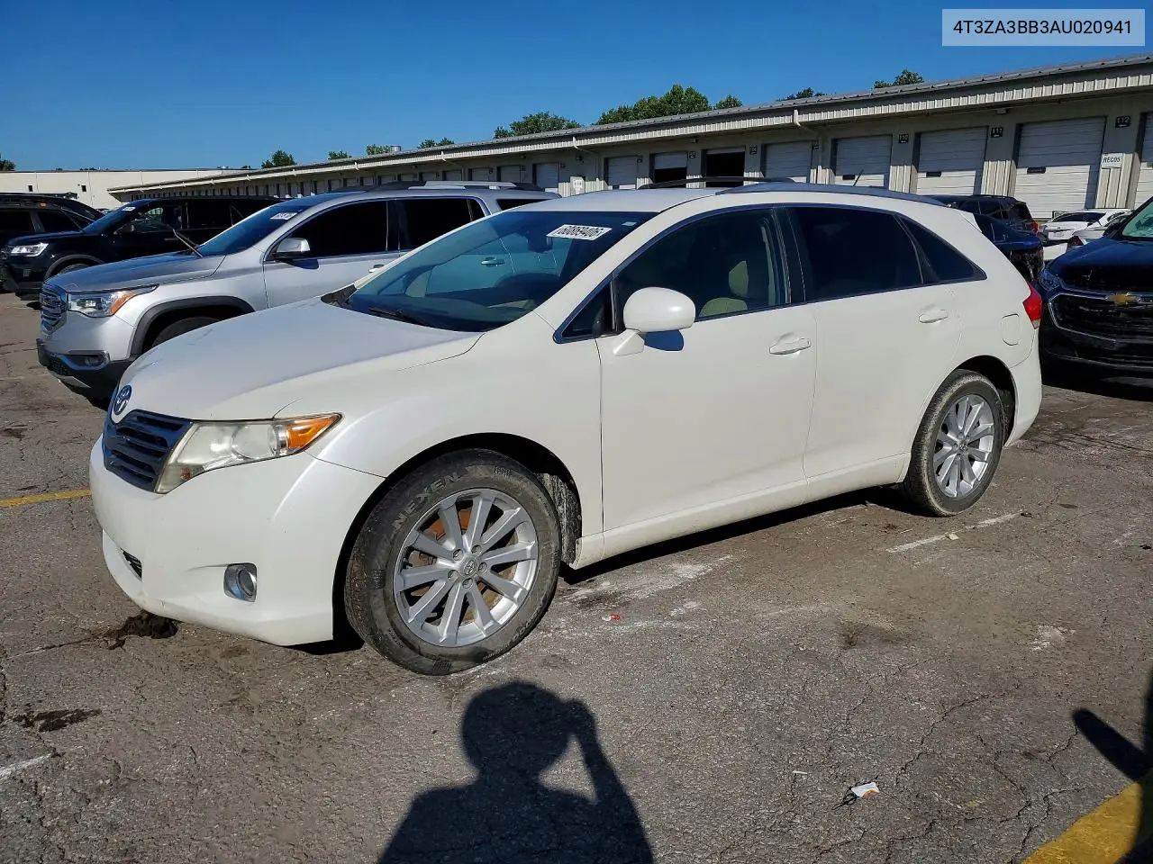 2010 Toyota Venza Fwd 4Cyl VIN: 4T3ZA3BB3AU020941 Lot: 60869406