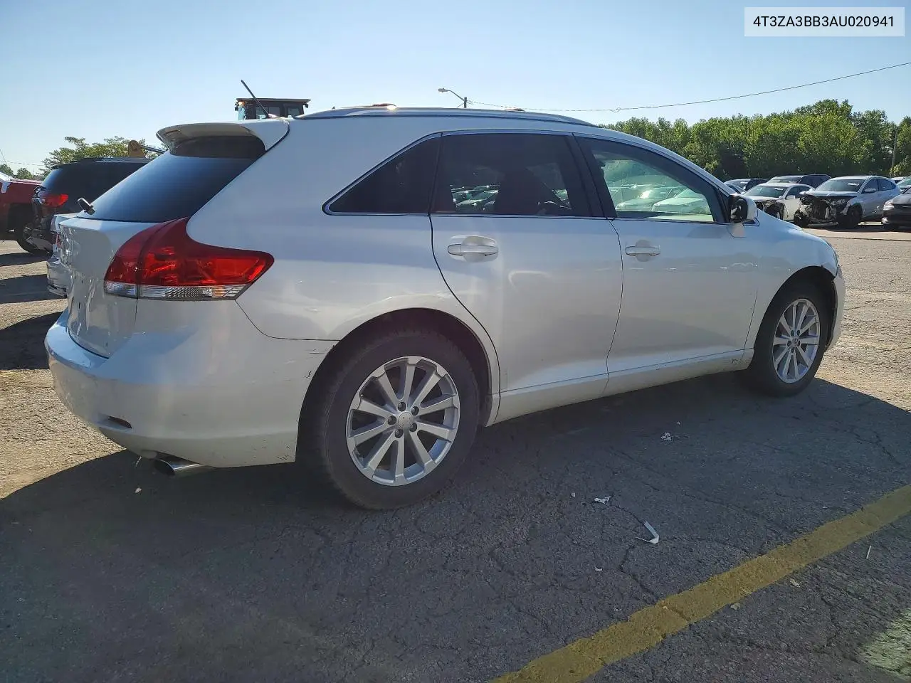 2010 Toyota Venza Fwd 4Cyl VIN: 4T3ZA3BB3AU020941 Lot: 60869406