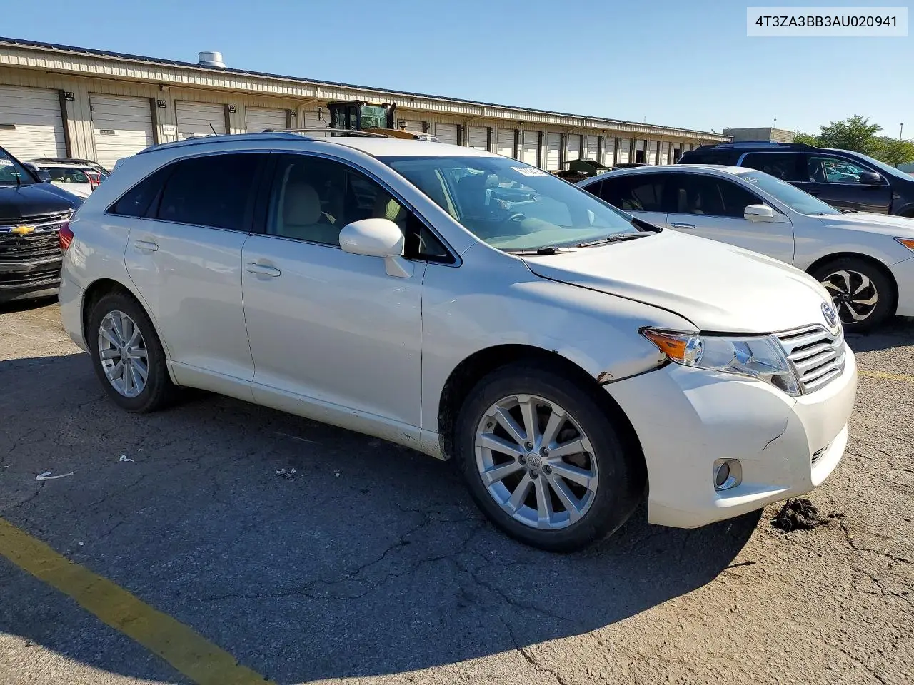 2010 Toyota Venza Fwd 4Cyl VIN: 4T3ZA3BB3AU020941 Lot: 60869406