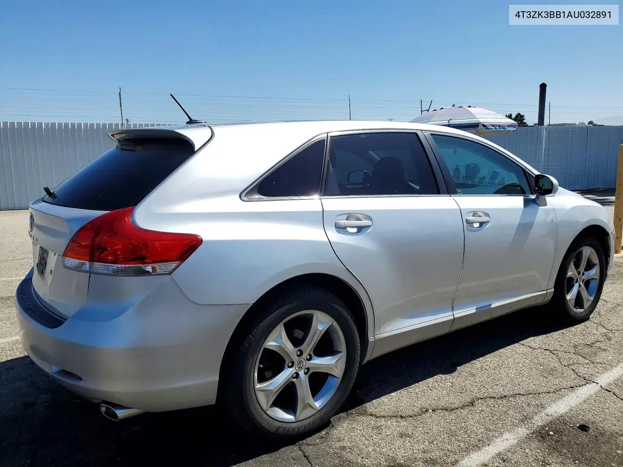 2010 Toyota Venza Fwd V6 VIN: 4T3ZK3BB1AU032891 Lot: 60885506