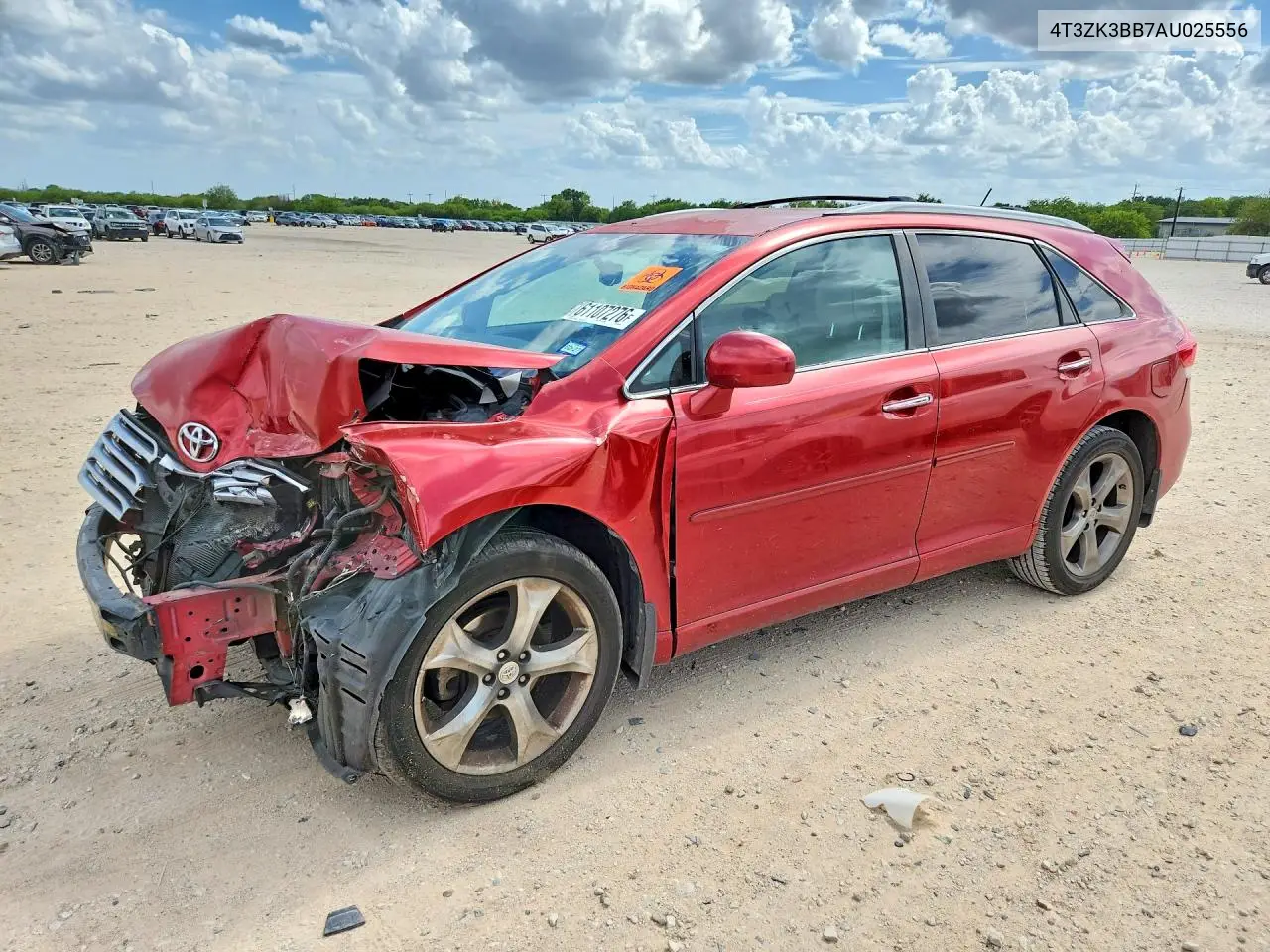 2010 Toyota Venza Fwd V6 VIN: 4T3ZK3BB7AU025556 Lot: 61107276
