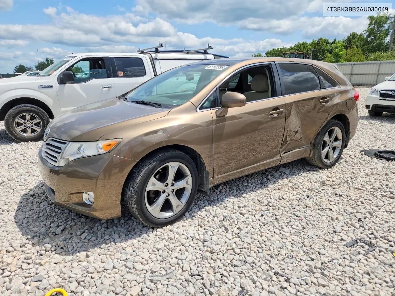 2010 Toyota Venza Awd V6 VIN: 4T3BK3BB2AU030049 Lot: 61168336