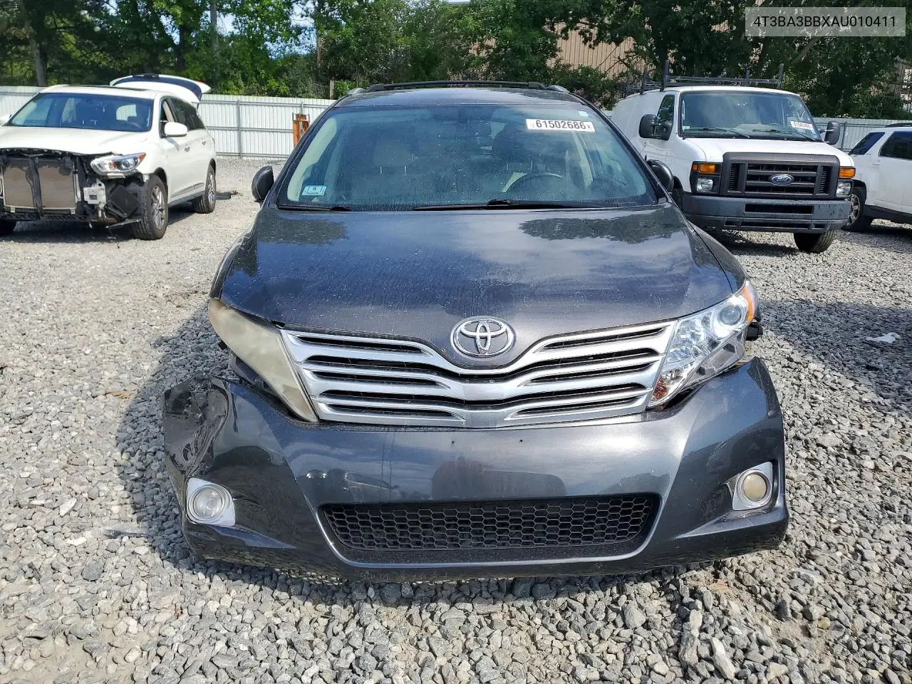 2010 Toyota Venza Awd 4Cyl VIN: 4T3BA3BBXAU010411 Lot: 61502686