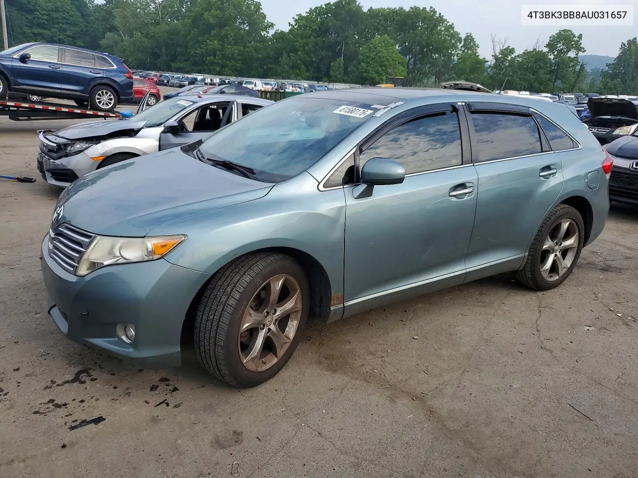 2010 Toyota Venza VIN: 4T3BK3BB8AU031657 Lot: 61580176