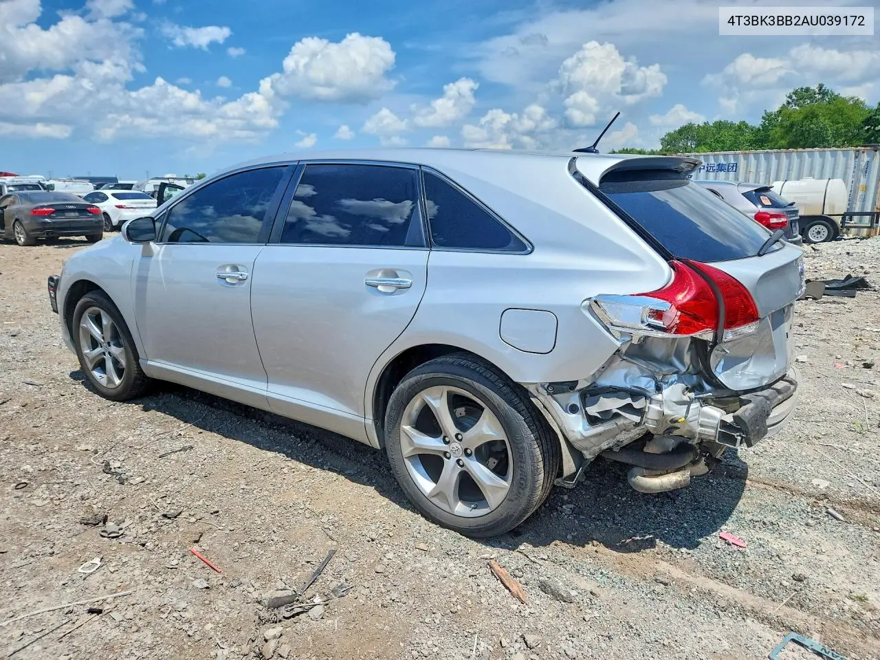 2010 Toyota Venza Awd V6 VIN: 4T3BK3BB2AU039172 Lot: 85615295