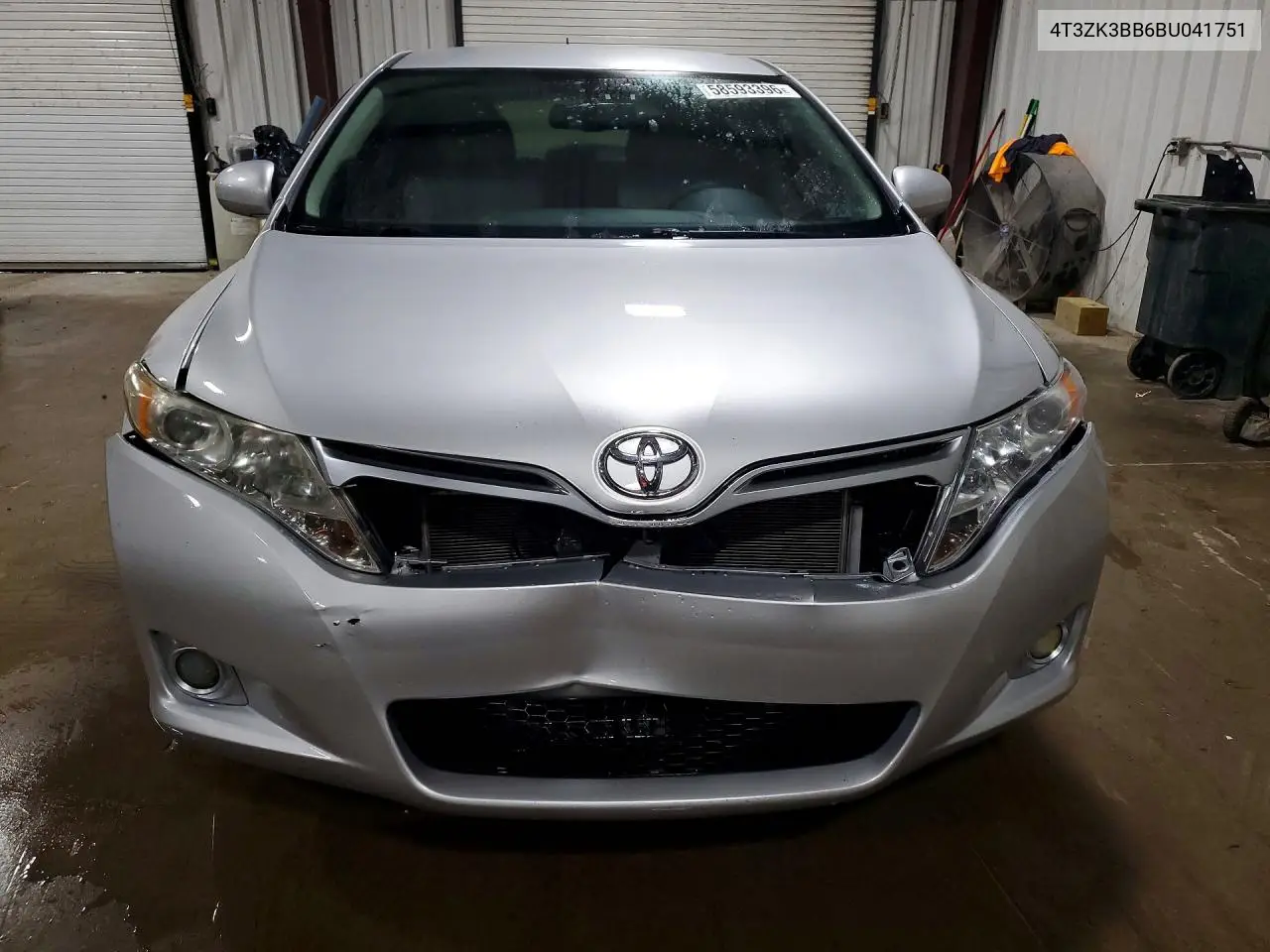 2011 Toyota Venza Fwd V6 VIN: 4T3ZK3BB6BU041751 Lot: 58593396