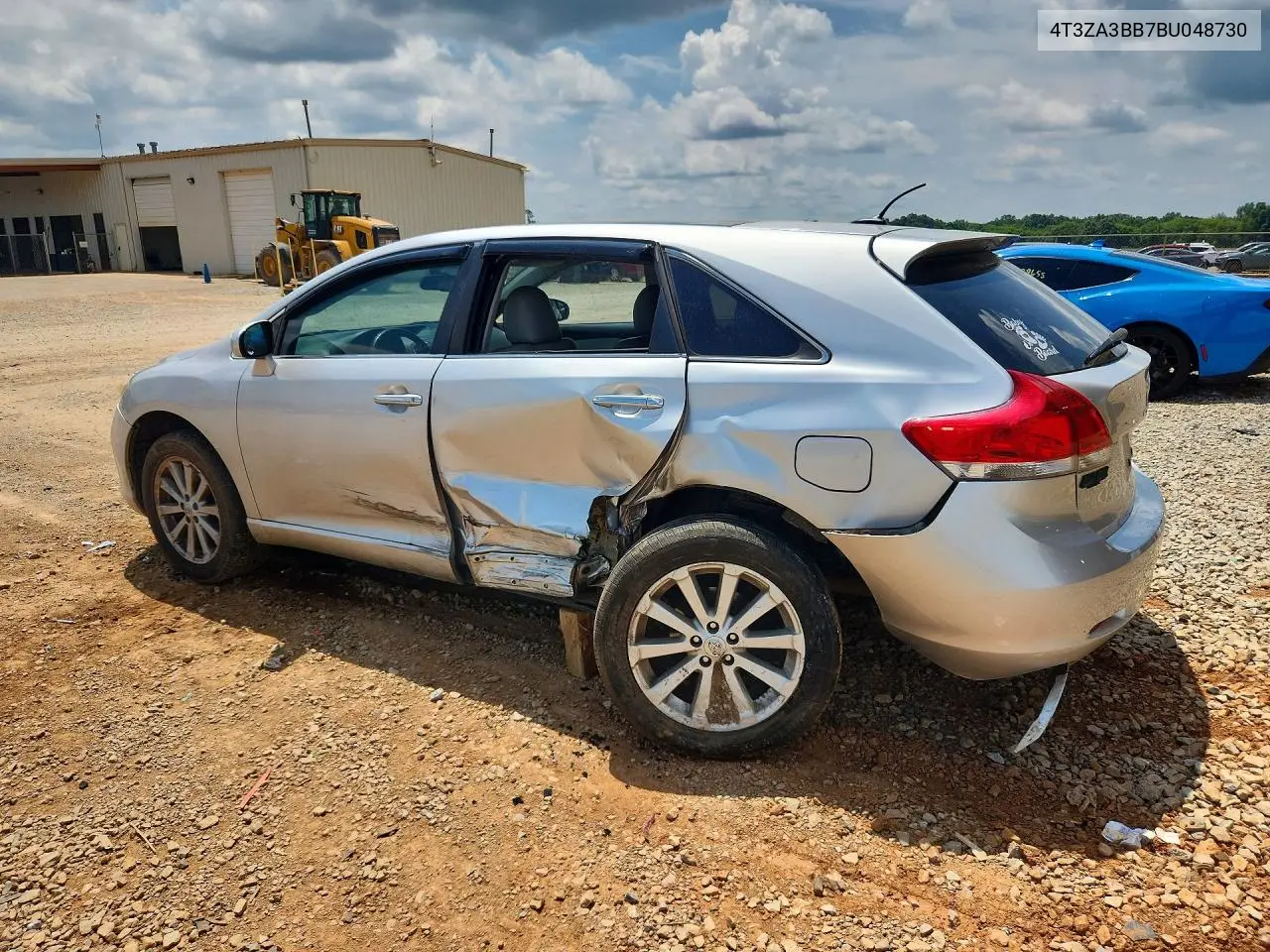 2011 Toyota Venza Fwd 4Cyl VIN: 4T3ZA3BB7BU048730 Lot: 60475836