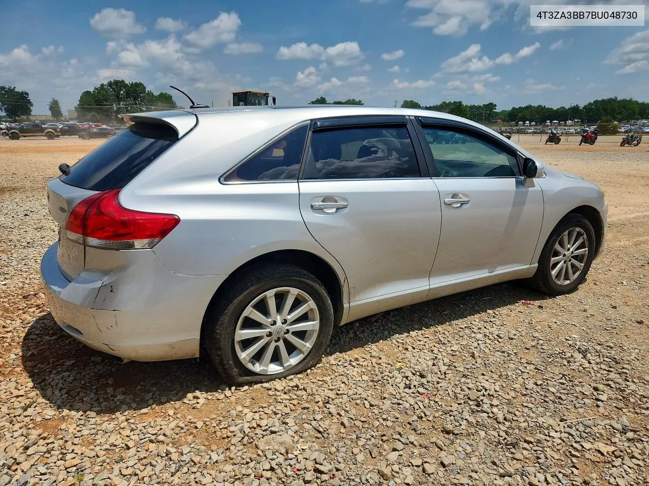 2011 Toyota Venza Fwd 4Cyl VIN: 4T3ZA3BB7BU048730 Lot: 60475836