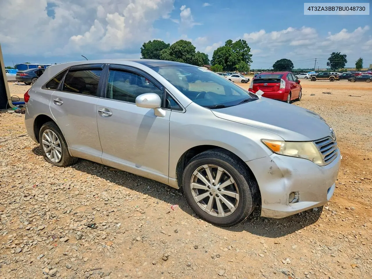 2011 Toyota Venza Fwd 4Cyl VIN: 4T3ZA3BB7BU048730 Lot: 60475836