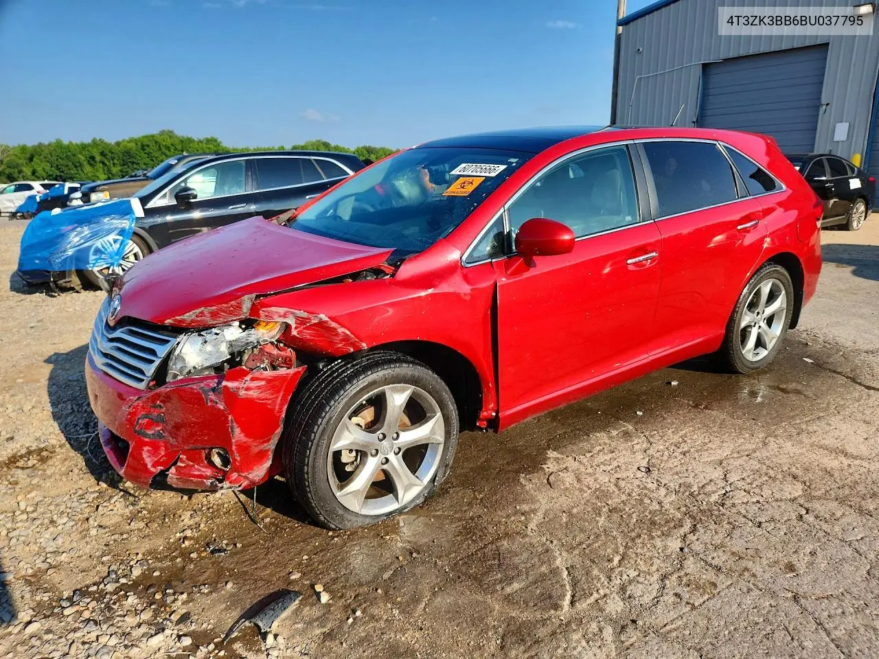 2011 Toyota Venza Fwd V6 VIN: 4T3ZK3BB6BU037795 Lot: 60705666