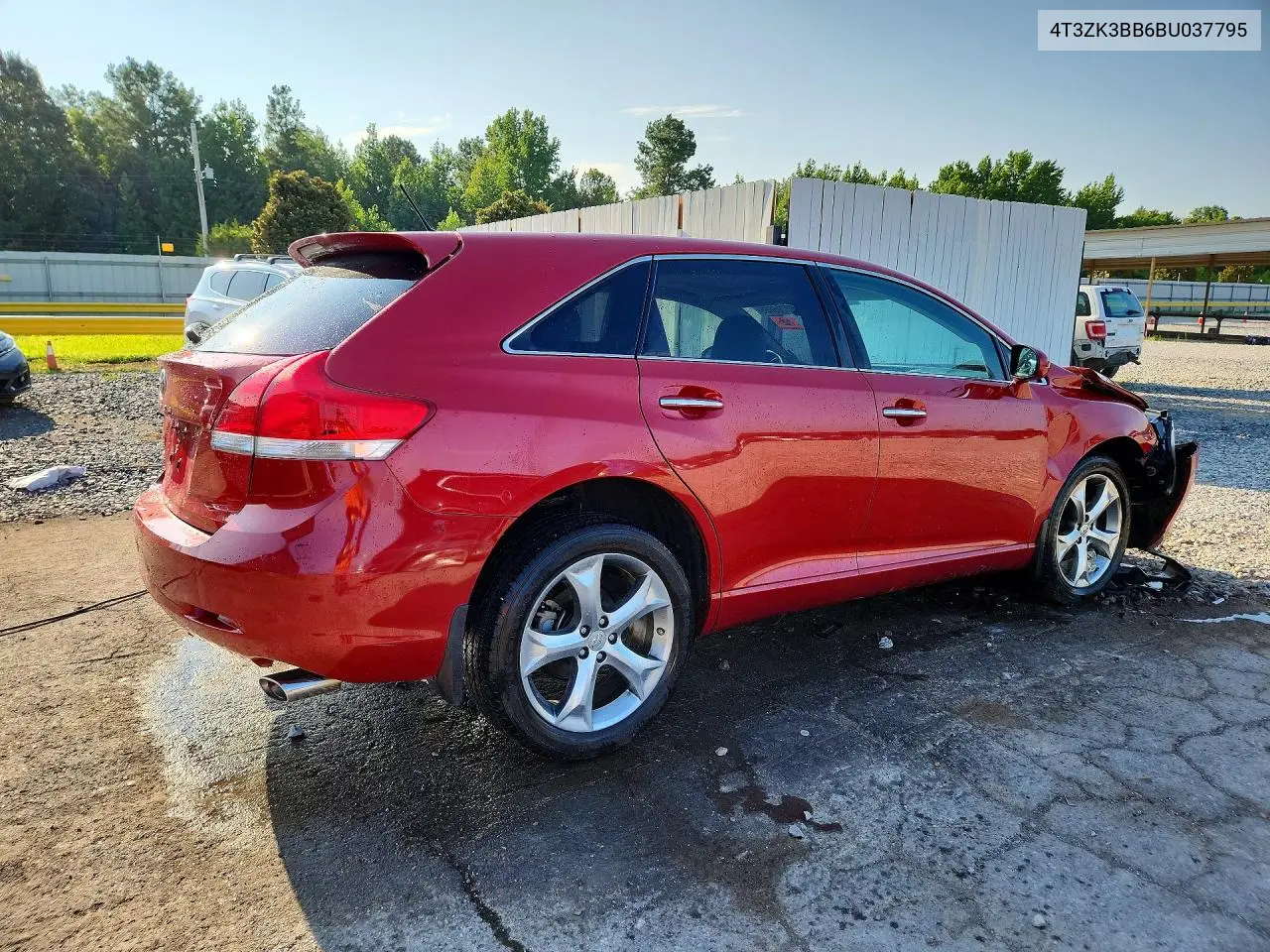 2011 Toyota Venza Fwd V6 VIN: 4T3ZK3BB6BU037795 Lot: 60705666
