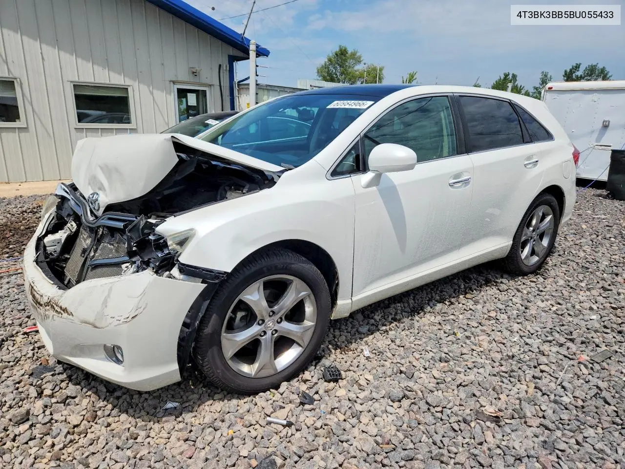 2011 Toyota Venza Awd V6 VIN: 4T3BK3BB5BU055433 Lot: 60984966