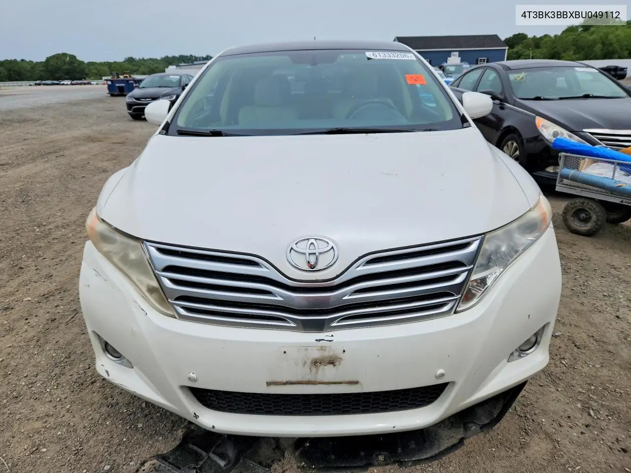 2011 Toyota Venza Awd V6 VIN: 4T3BK3BBXBU049112 Lot: 61333206