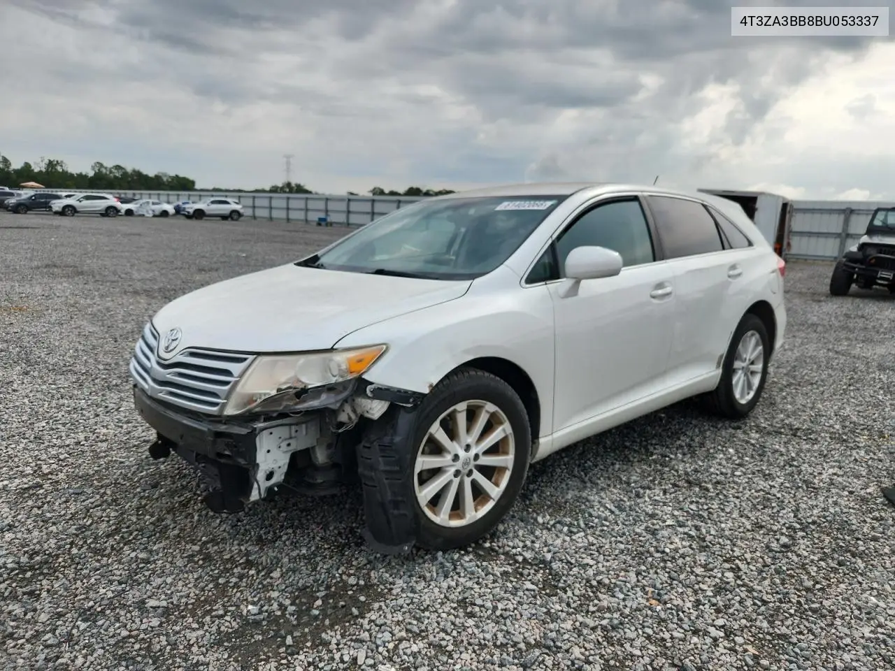 2011 Toyota Venza Fwd 4Cyl VIN: 4T3ZA3BB8BU053337 Lot: 61402066