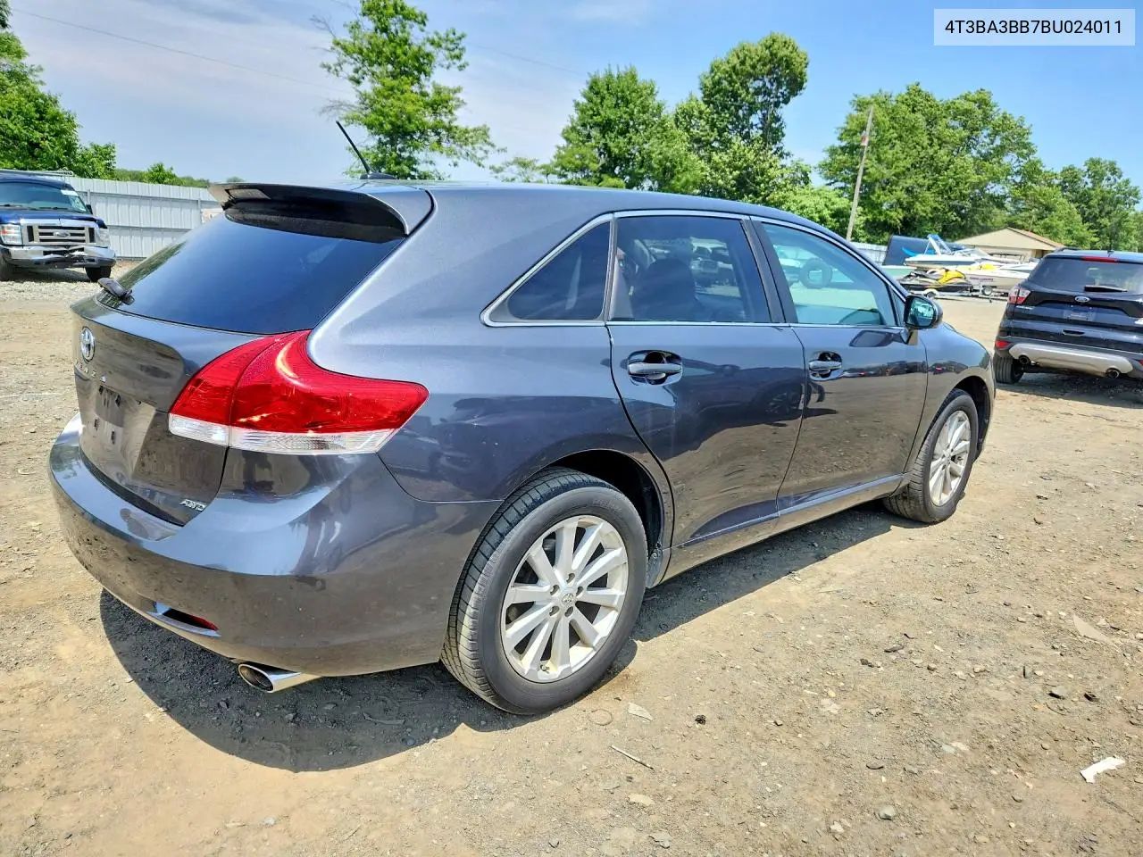 2011 Toyota Venza Awd 4Cyl VIN: 4T3BA3BB7BU024011 Lot: 85987675