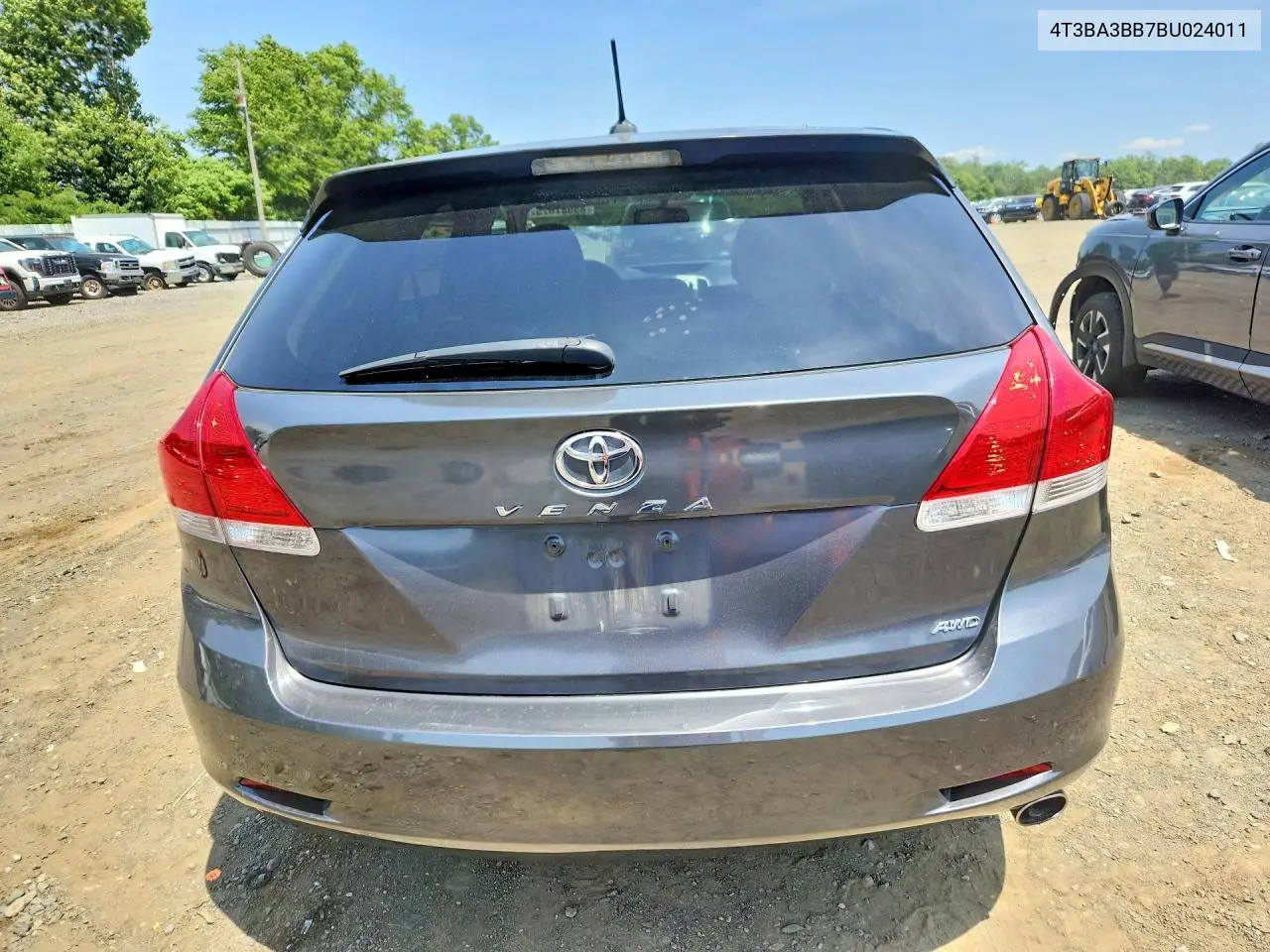 2011 Toyota Venza Awd 4Cyl VIN: 4T3BA3BB7BU024011 Lot: 85987675