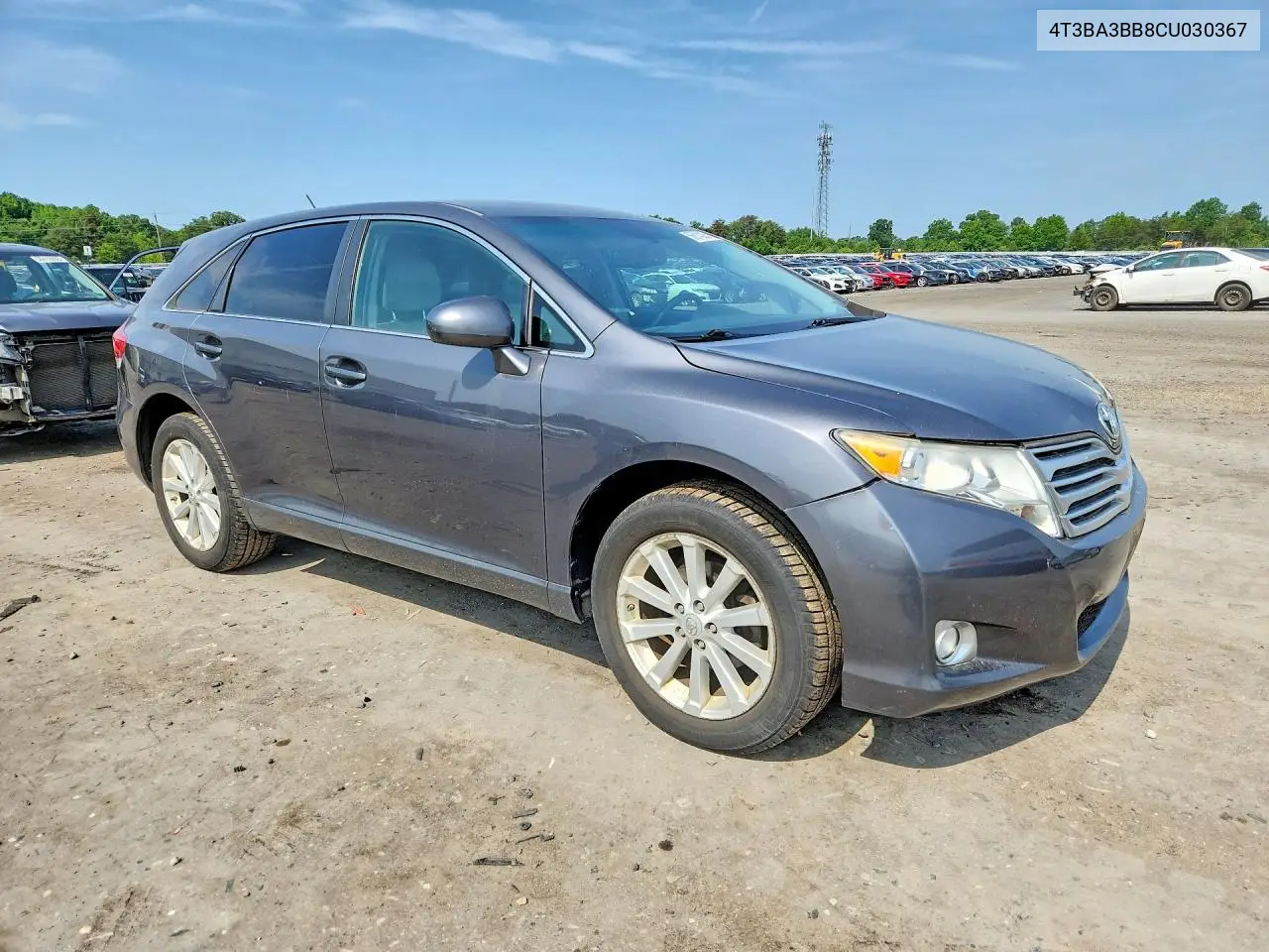 2012 Toyota Venza Le VIN: 4T3BA3BB8CU030367 Lot: 56614286