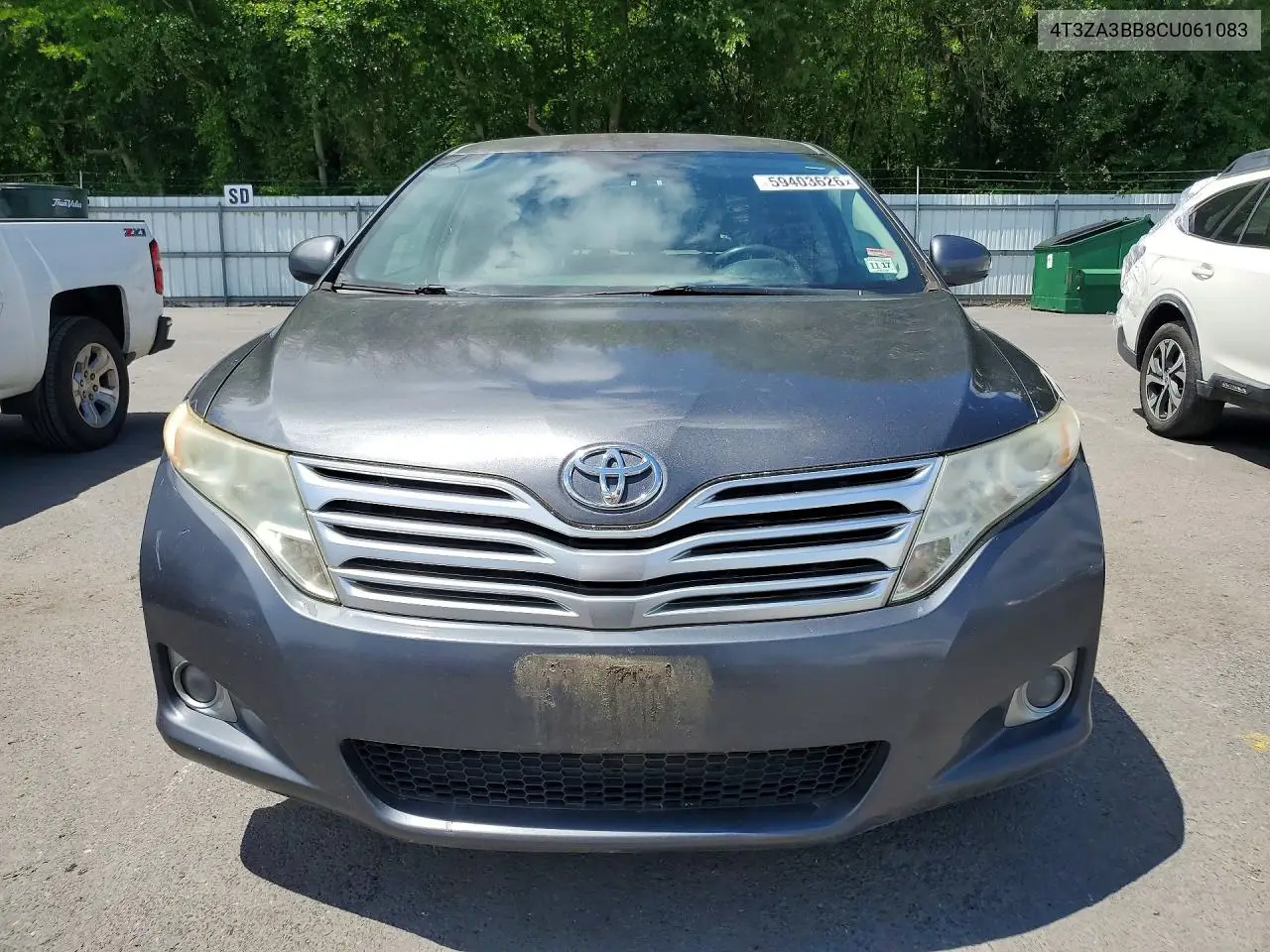 2012 Toyota Venza Le VIN: 4T3ZA3BB8CU061083 Lot: 59403626