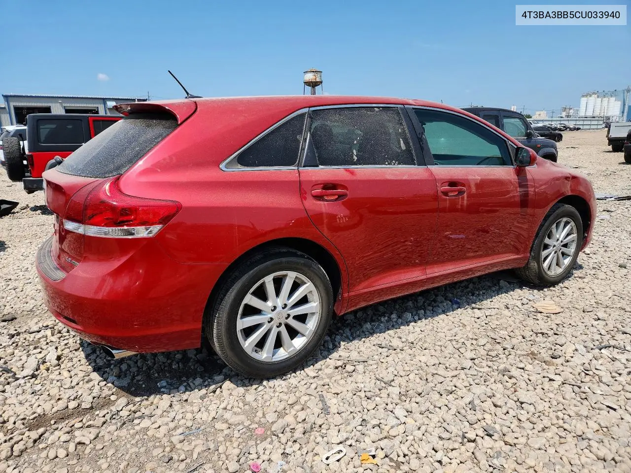 2012 Toyota Venza Le VIN: 4T3BA3BB5CU033940 Lot: 59405276