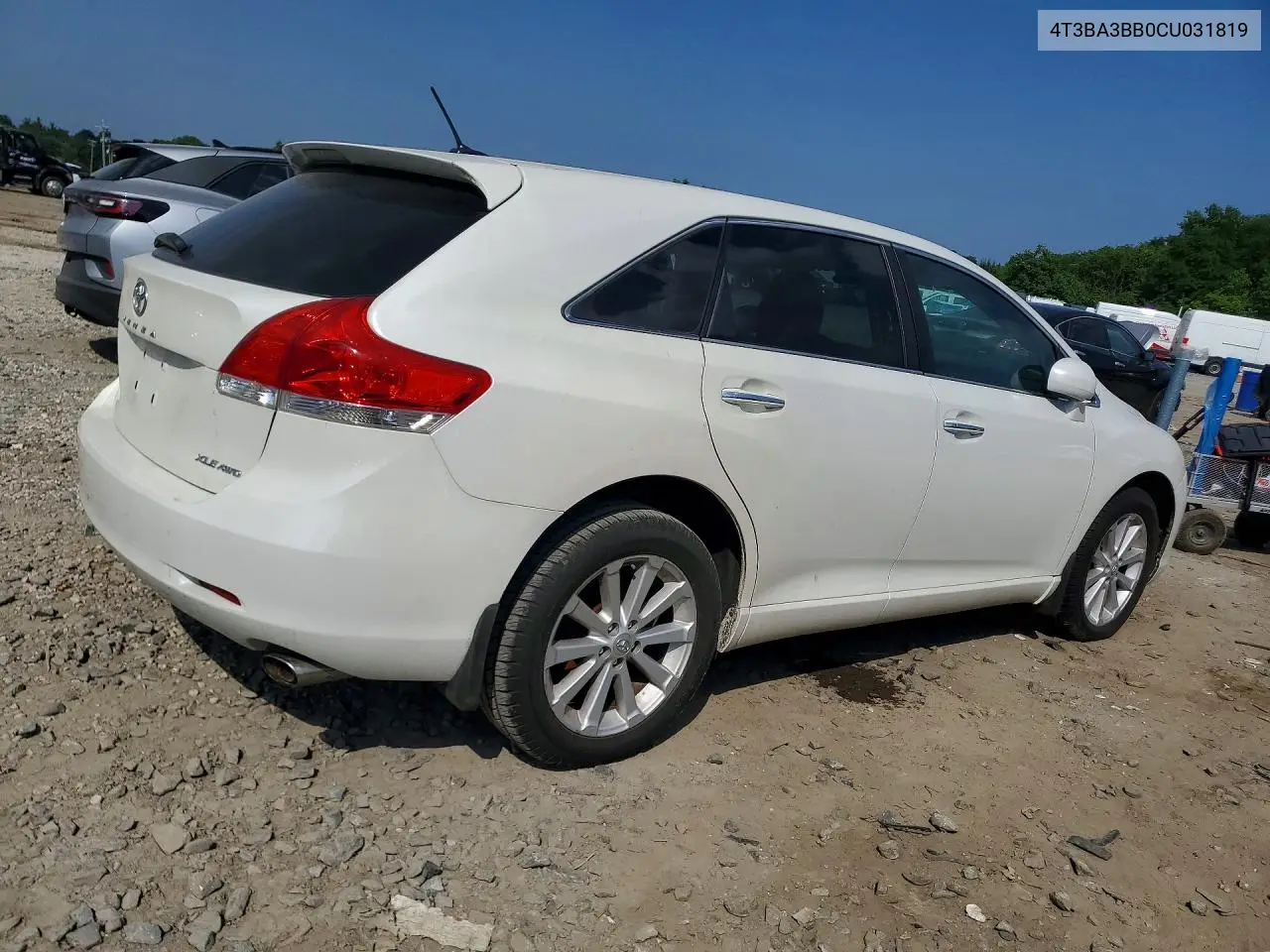 2012 Toyota Venza Xle VIN: 4T3BA3BB0CU031819 Lot: 59651836