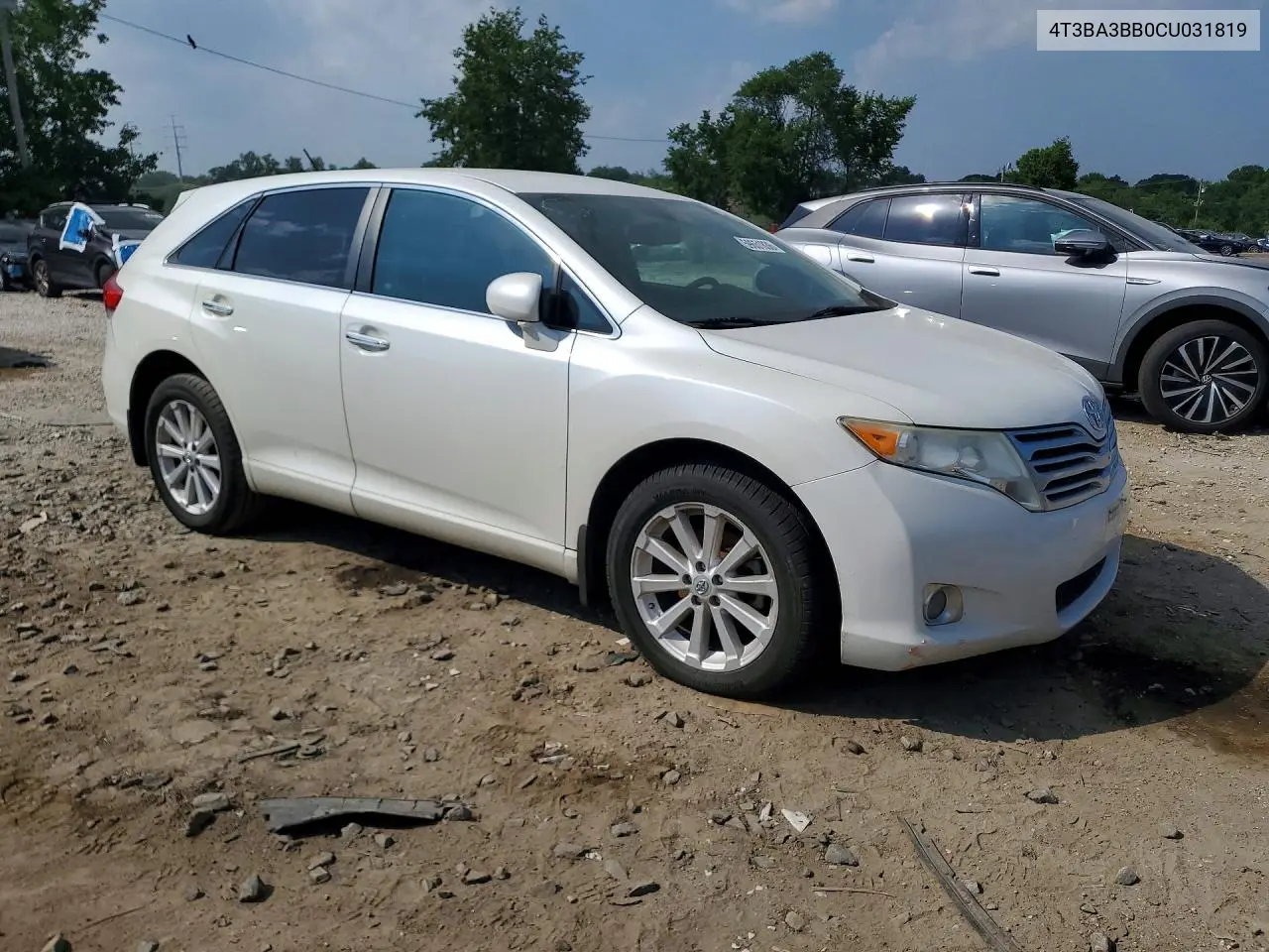 2012 Toyota Venza Xle VIN: 4T3BA3BB0CU031819 Lot: 59651836