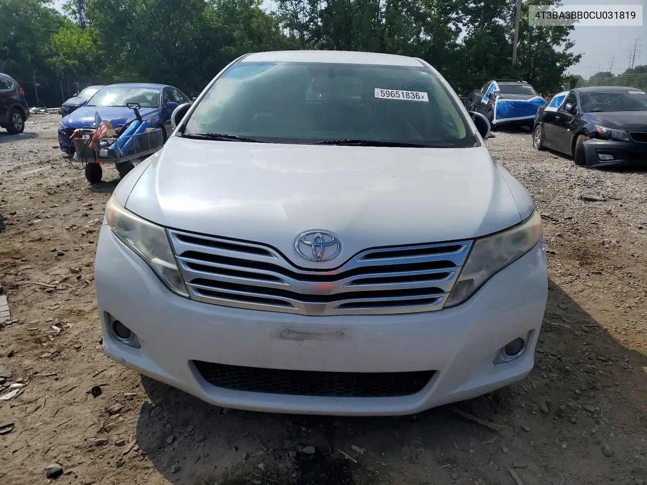 2012 Toyota Venza Xle VIN: 4T3BA3BB0CU031819 Lot: 59651836