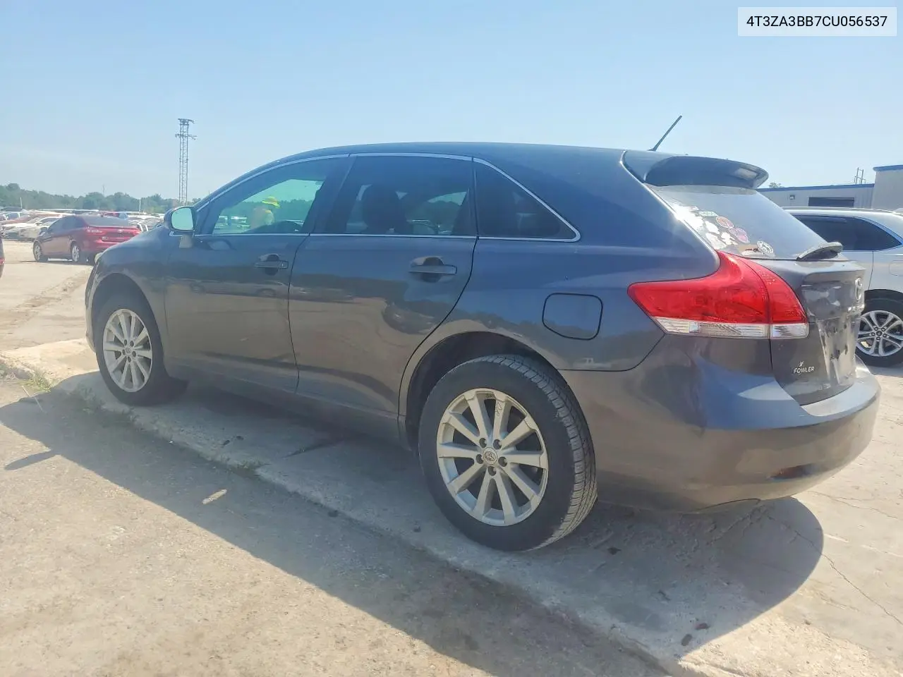 2012 Toyota Venza Le VIN: 4T3ZA3BB7CU056537 Lot: 60145816