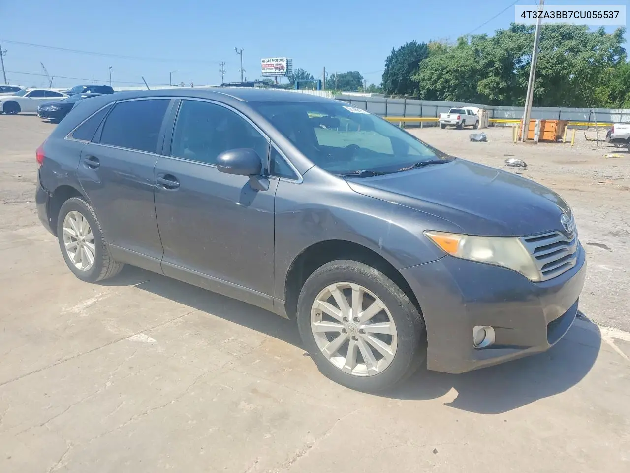 2012 Toyota Venza Le VIN: 4T3ZA3BB7CU056537 Lot: 60145816