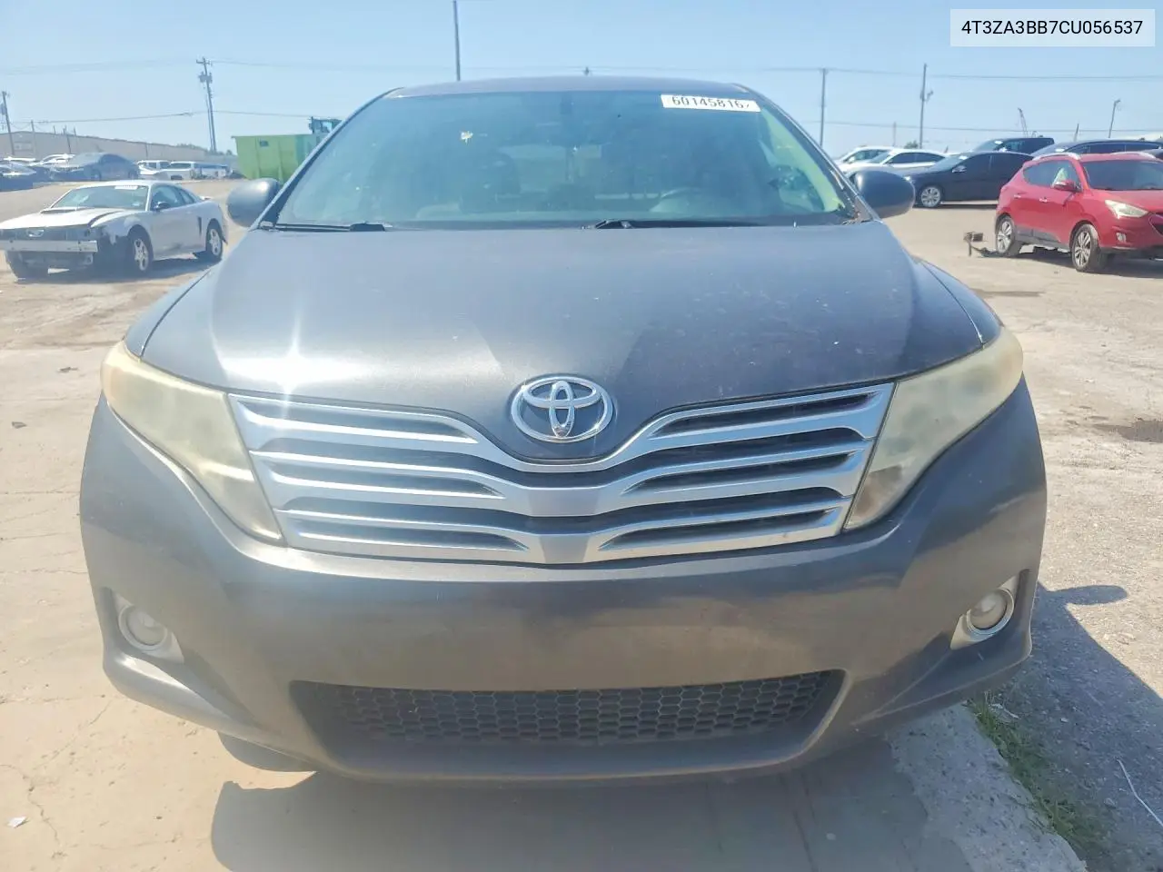 2012 Toyota Venza Le VIN: 4T3ZA3BB7CU056537 Lot: 60145816