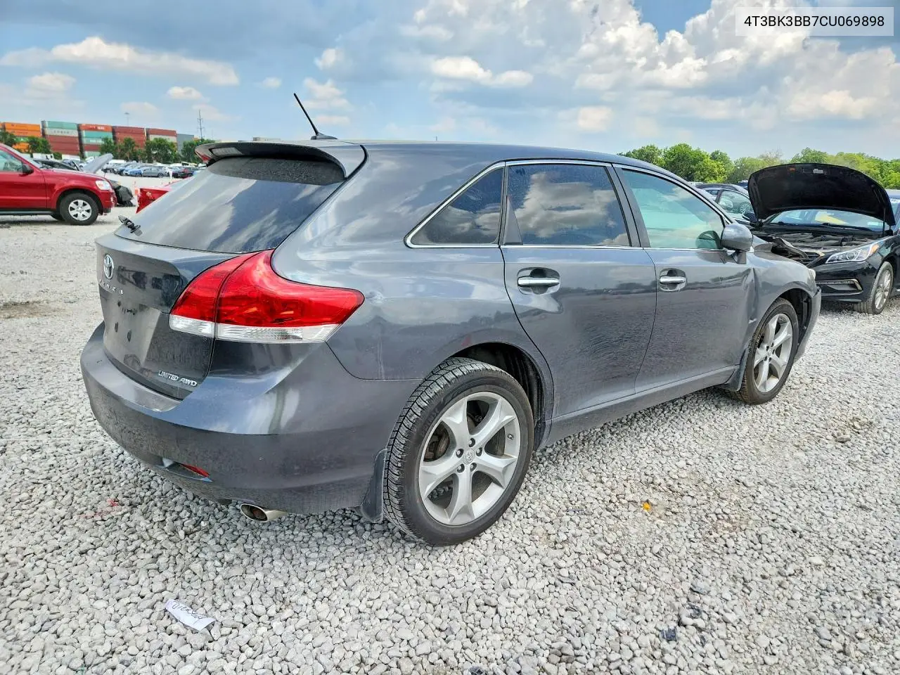 2012 Toyota Venza Limited VIN: 4T3BK3BB7CU069898 Lot: 60174146