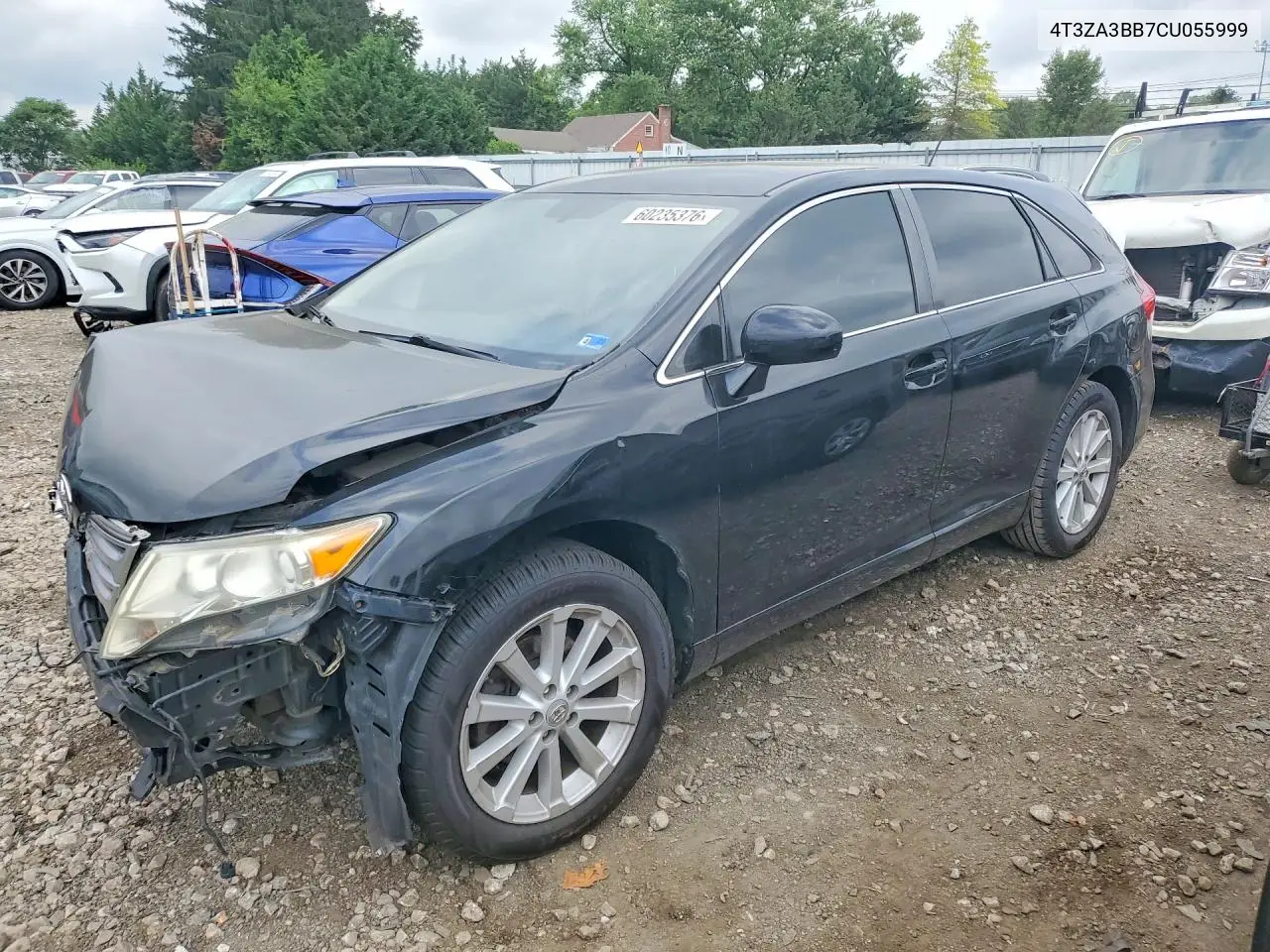 2012 Toyota Venza Le VIN: 4T3ZA3BB7CU055999 Lot: 60235376