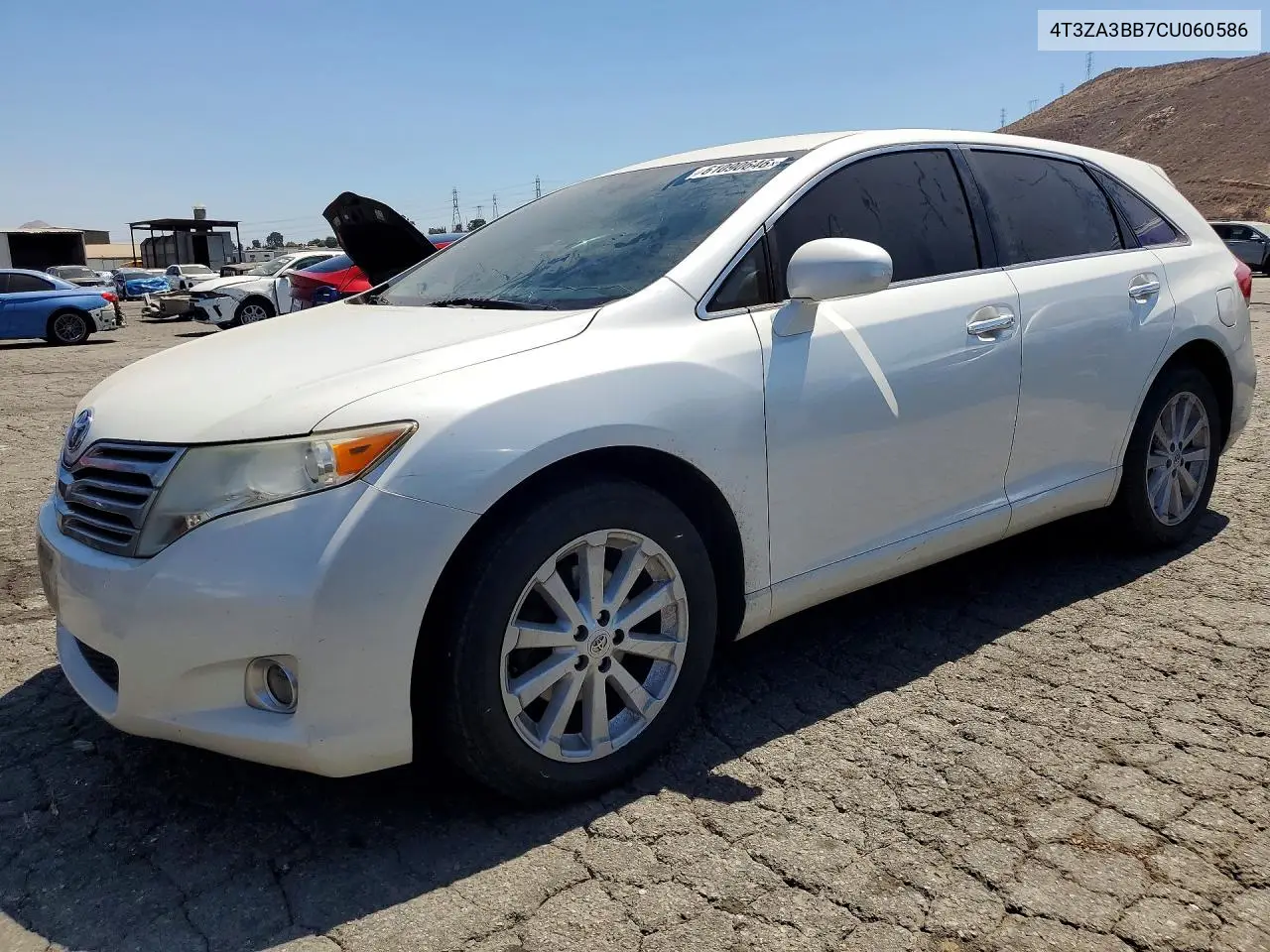 2012 Toyota Venza Xle VIN: 4T3ZA3BB7CU060586 Lot: 61090646