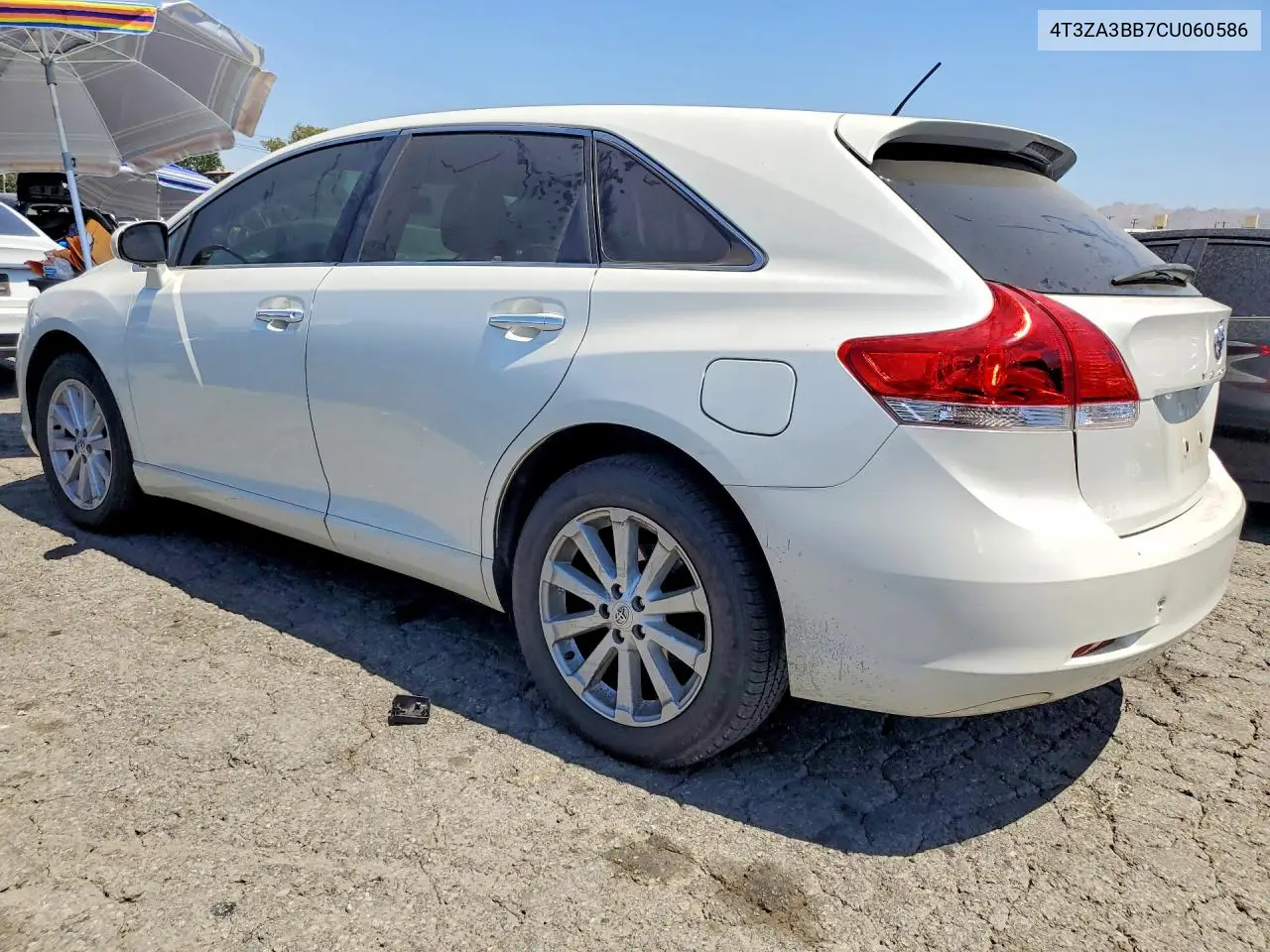 2012 Toyota Venza Xle VIN: 4T3ZA3BB7CU060586 Lot: 61090646