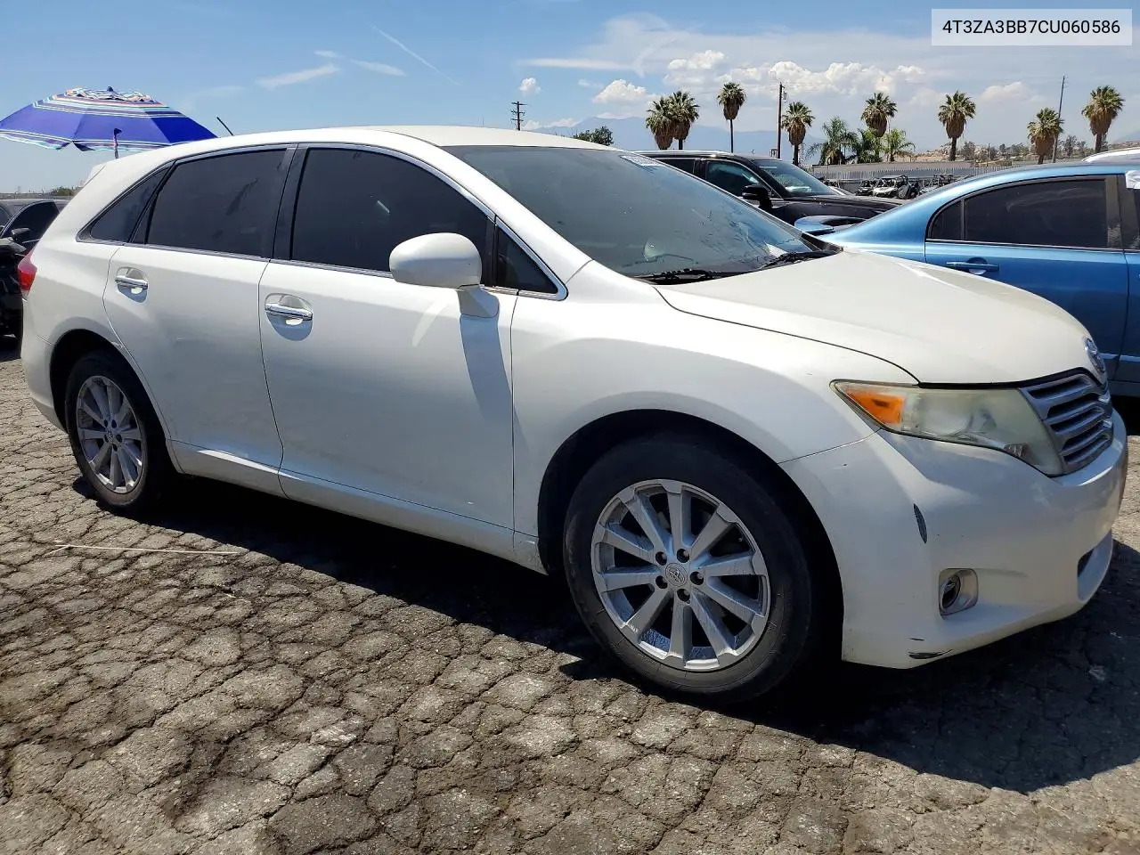 2012 Toyota Venza Xle VIN: 4T3ZA3BB7CU060586 Lot: 61090646